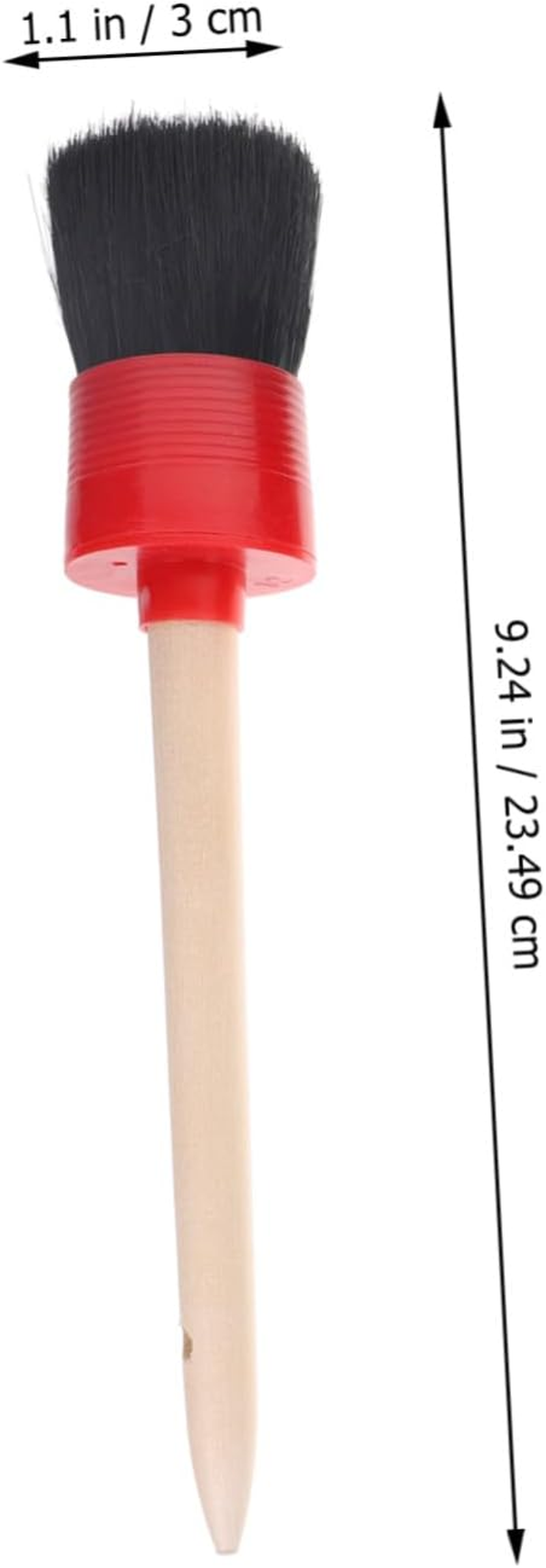 PENIKOKO Car Detailing Brush Set 11Pcs Automotive Cleaning Kit with Black Bristle Brushes for Interior, Air Vents, and Motorcycle Vehicle Detailing