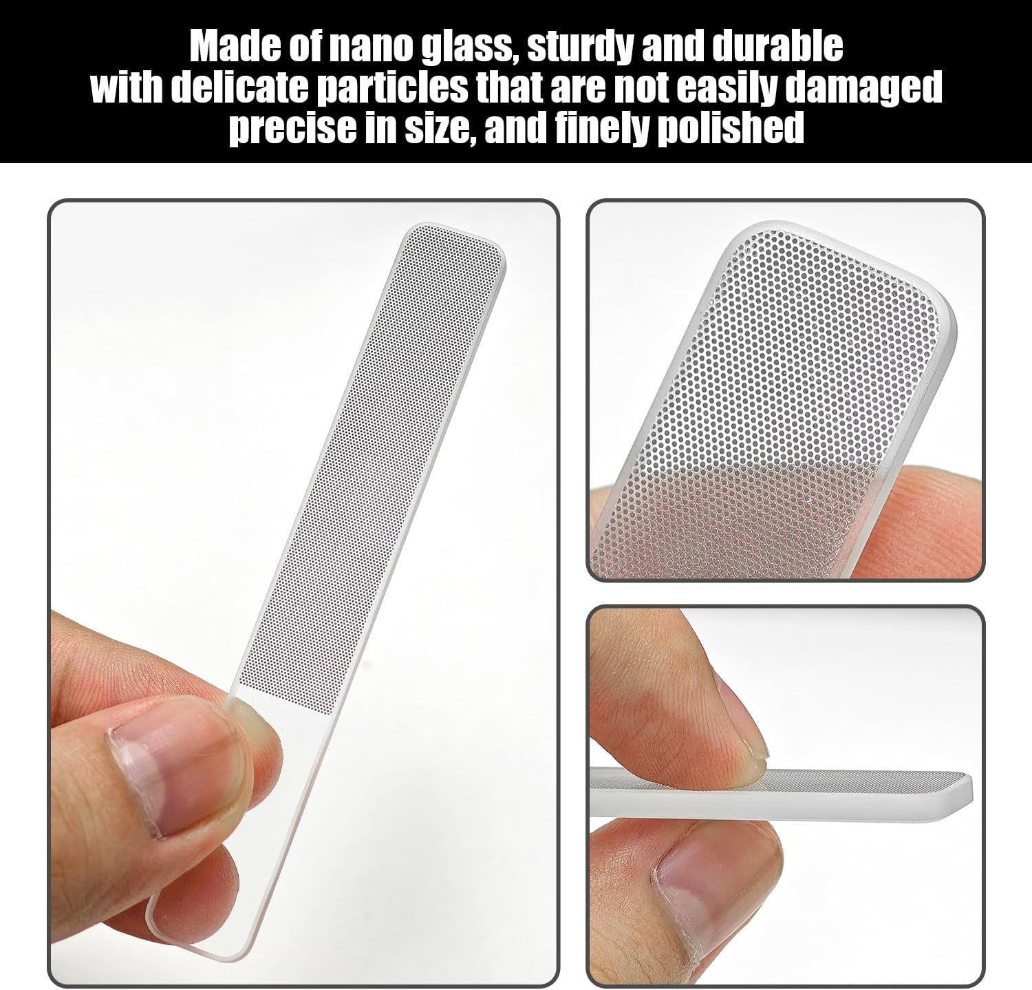 4-Piece Nail File with 4 Piece Storage Box, Nail Polishing Tools, Nail Art Tools, Nail Care Tools image number 5