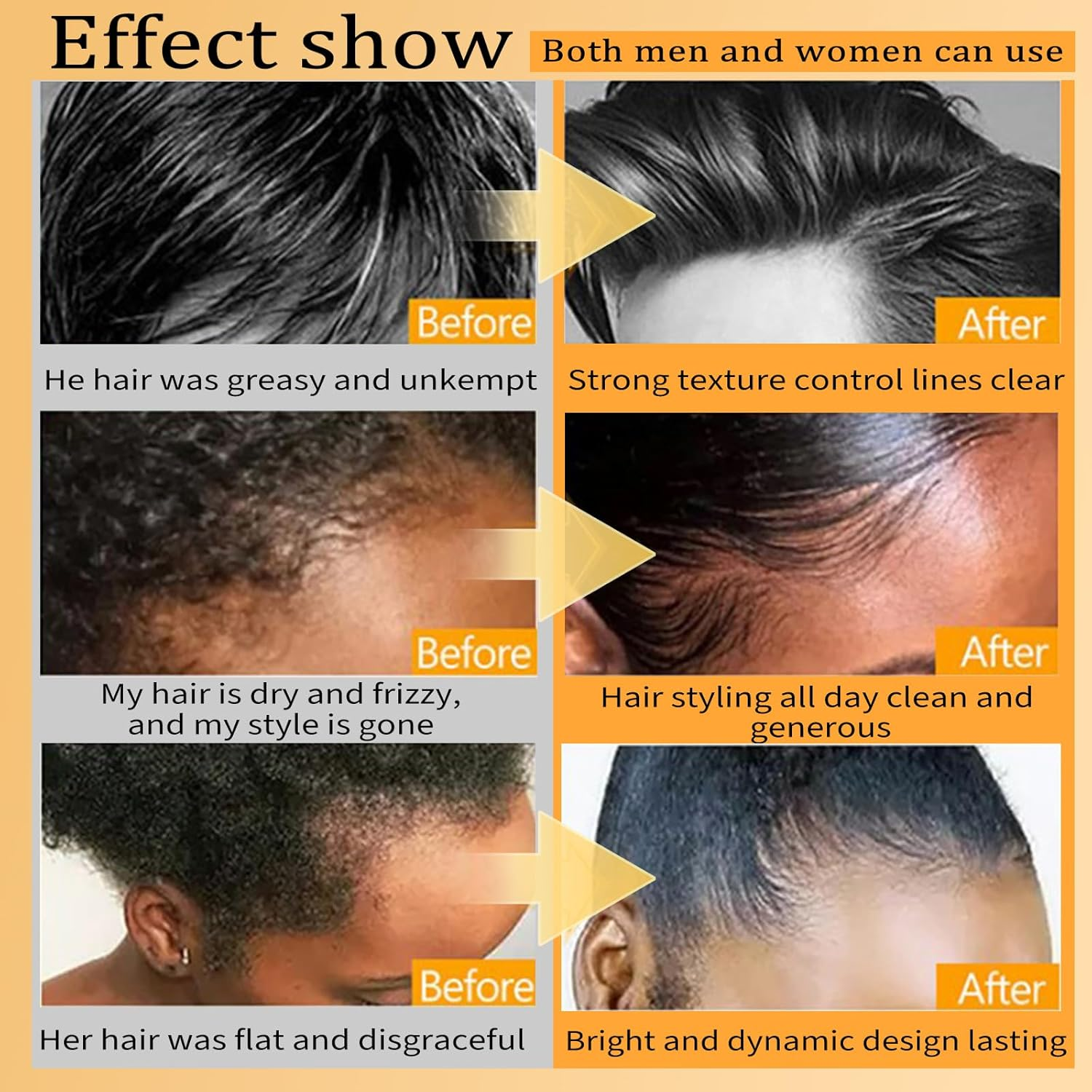 Beaufairy 113.5 Ml Braiding Gel, Extra Hold Hair Gel, Styler Hair Gel, Extreme Hold for Hair Defining, Reduces Frizz for Braids, Locs, Twists, Cornrows, Wavy Kinky Hair, Suitable for Women Man