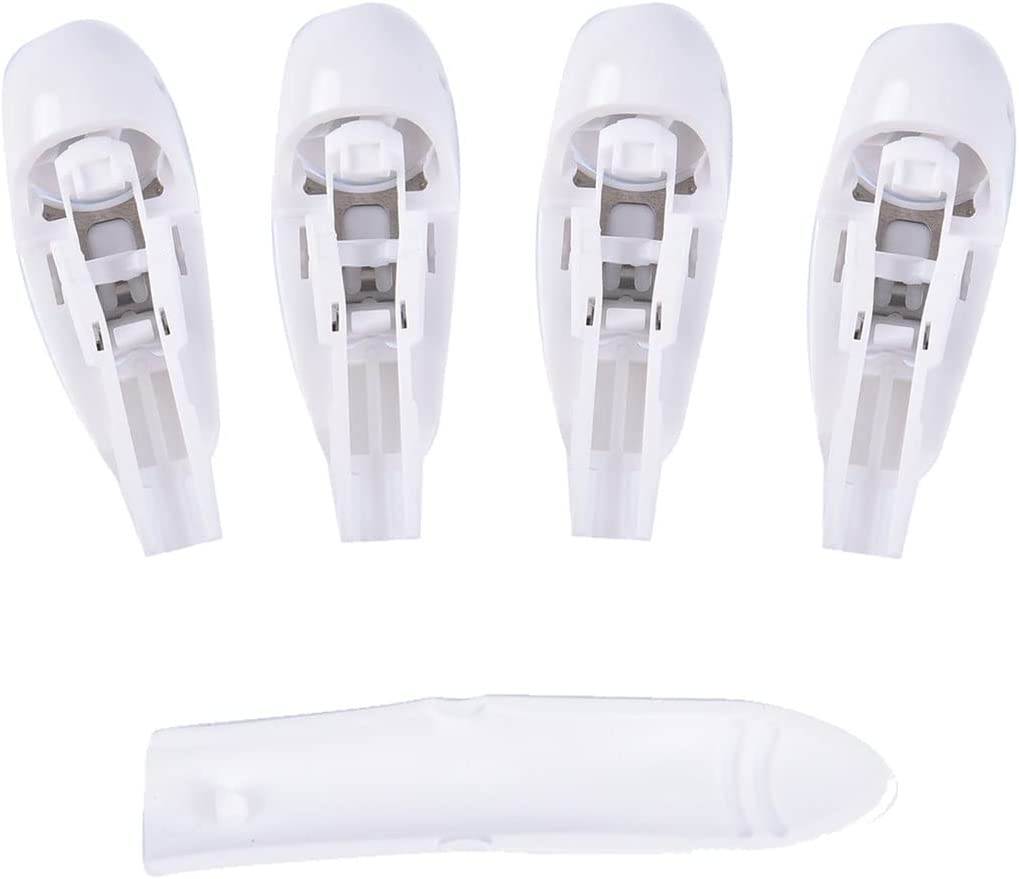 Sensitive Replacement Toothbrush Heads Compatible with Oral-B Cross Action Power 3733 4732,Rotating Powerhead and Crisscross Bristles 8 Pack (White, M) image number 4