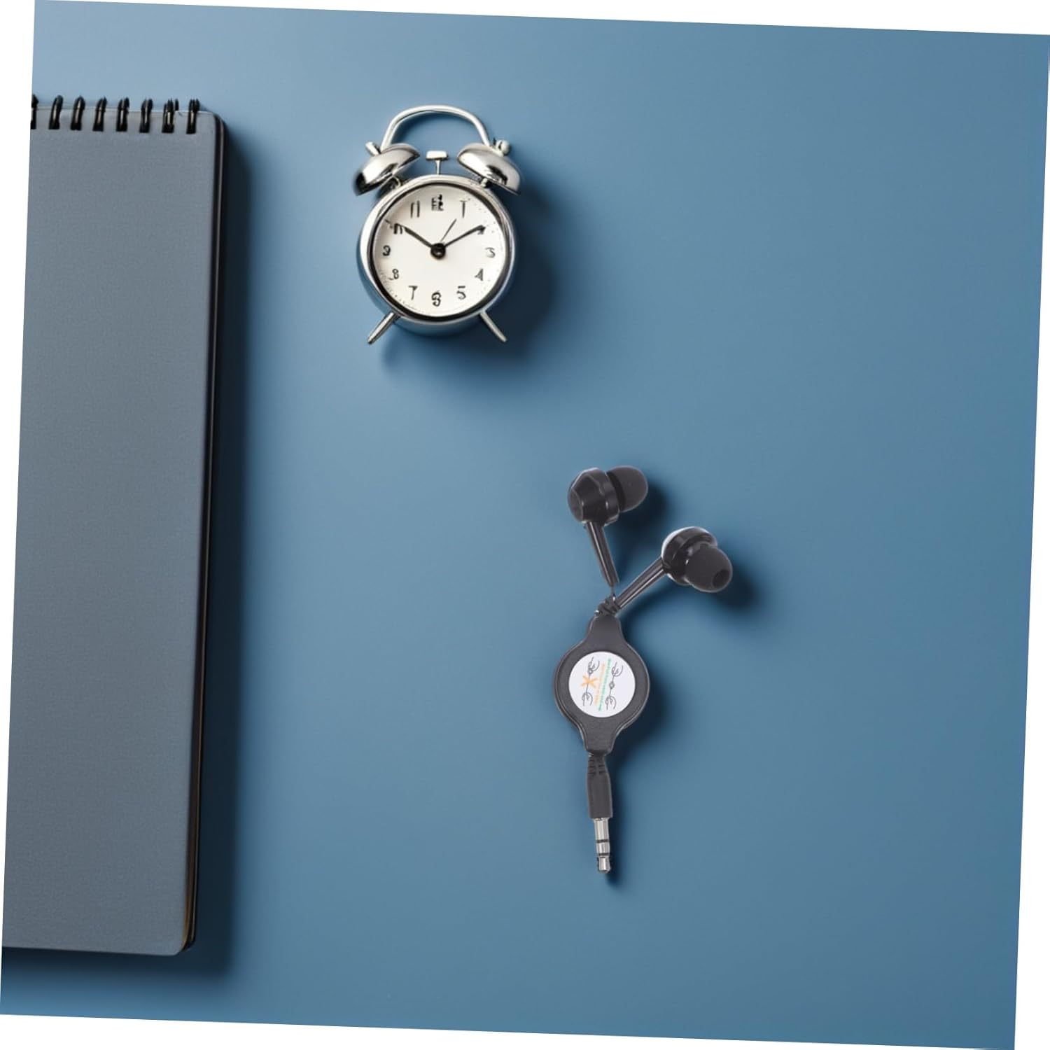 DOITOOL 2Pcs Double-Pull Retractable Earphones Wired for Boys and Girls Ear Earbuds Portable Retractable Headphones for Running and Sports Activities image number 5