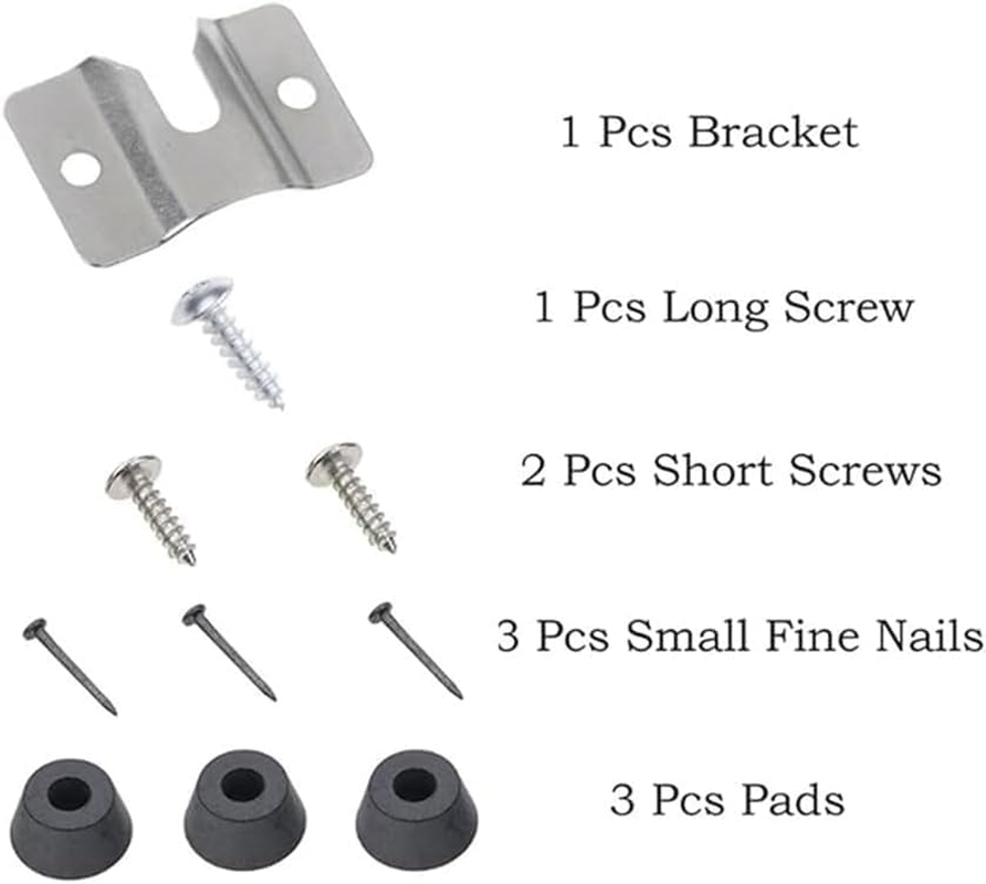 Dart Board Wall Bracket, Mounting Bracket, Steel Dart Board Wall Bracket Kits Accessories, Bracket, Hardware with Screws for All Dart image number 3