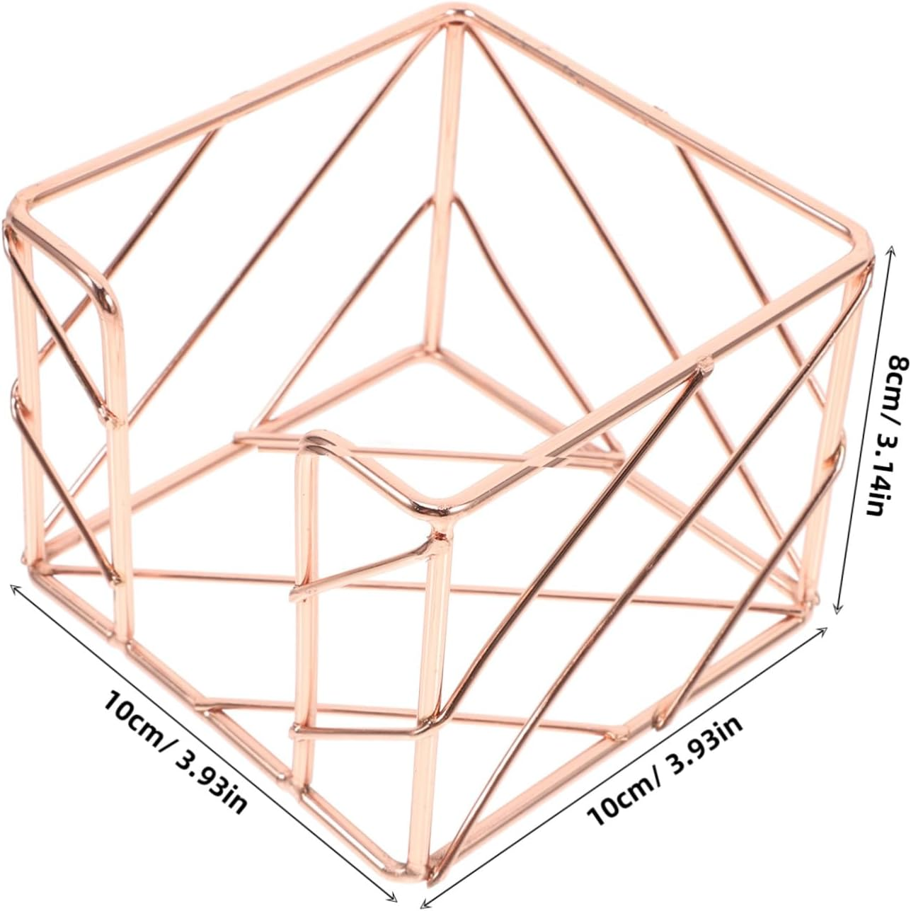 COHEALI Note Block Holder Memo Pad Desk Organizer with Metal Frame Desktop Storage for Office Supplies Notepad Dispenser Home School Workspace Decorative Function