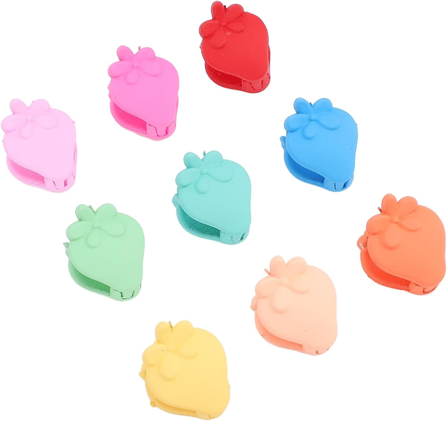 100Pcs Small Hair Claw Clips, Colorful Kawaii Resin Claw Hairpins, Non Slip Colorful Mini Jaw Clips Hair Clamps for Fine Hair, Toddlers, Women, Baby, and Little Girls