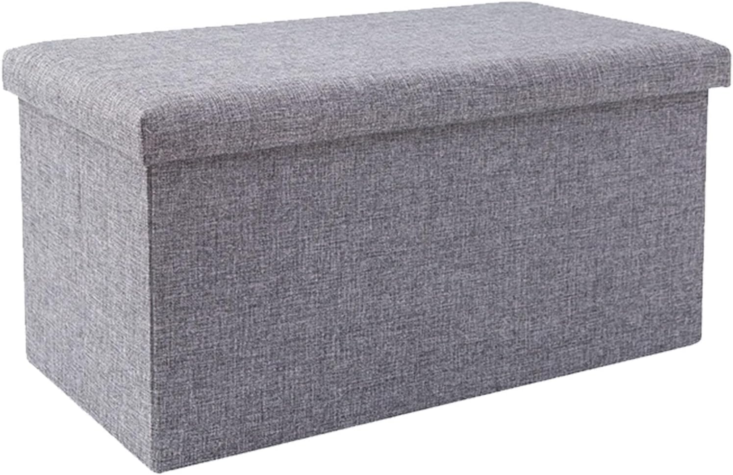 Storage Footrest, Space-Saving Ottoman with Storage, Foldable Fabric Stool for Bedroom or Living Room (Small 13.5X18.5Cm) image number 1