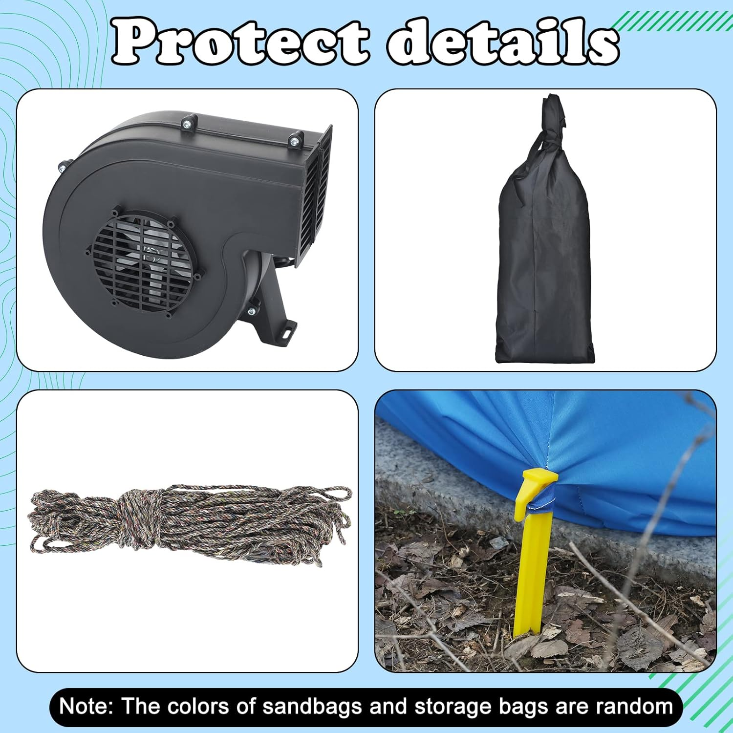 Racing 20Ft Inflatable Arch with Start Finish Line Banners and Air Blower Blue Hexagon Inflatable Archway Racing Blow up Archway for Race Outdoor Sport Party Advertising Commerce image number 4