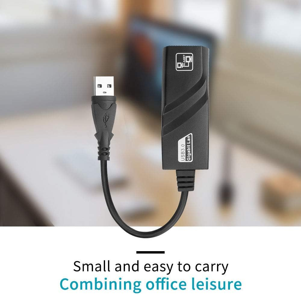 USB 3.0 to Gigabit RJ45 Ethernet LAN Adapter 1000Mbps for PC Laptop Mac