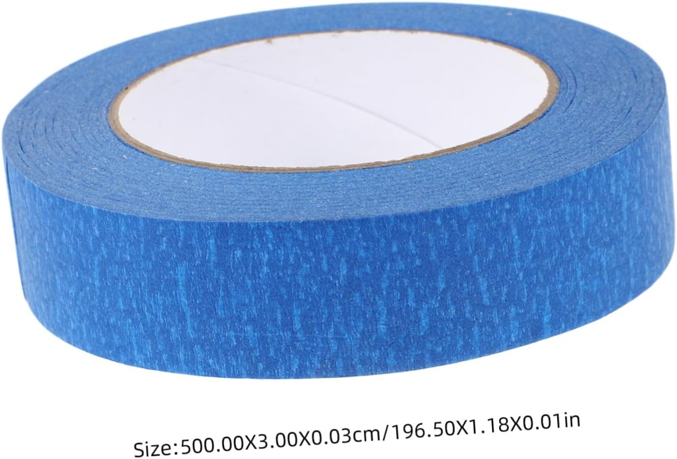 ULTECHNOVO Car Spray Paintings Masking Tape Blue Painters Tape High Stickiness for Detailing image number 1