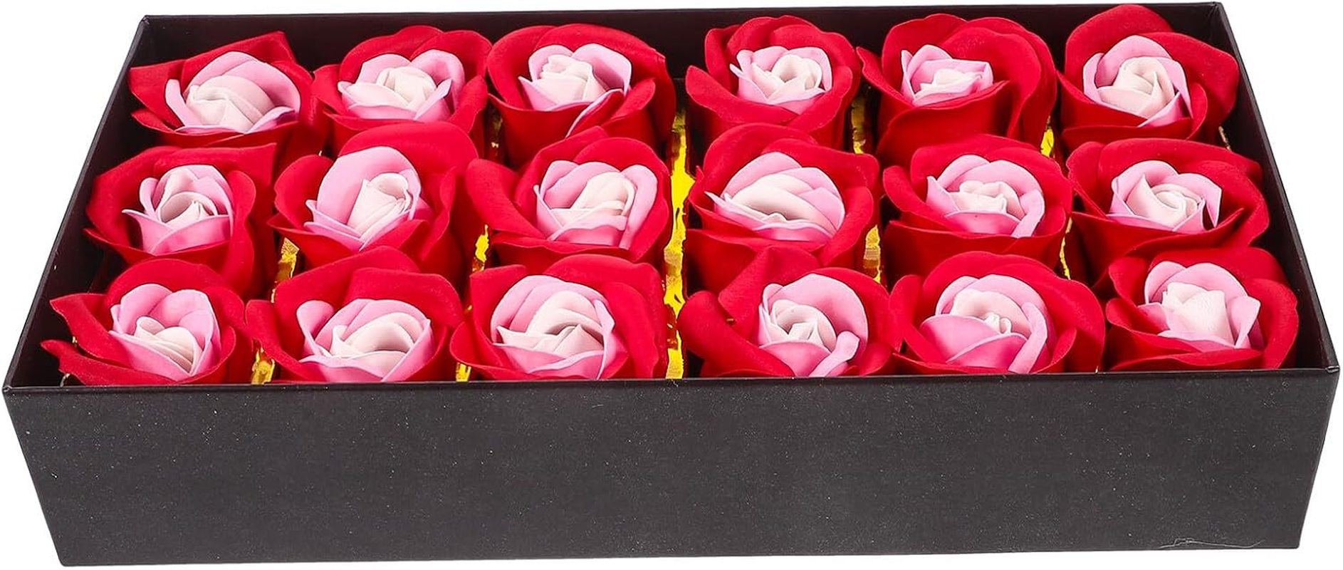 EXAOMBLE 18Pcs Red Rose Soap Flowers Box, Scented Bath and Shower Soap Flowers for Valentine&rsquo;S Day, Birthday, and Anniversary in Australia image number 3