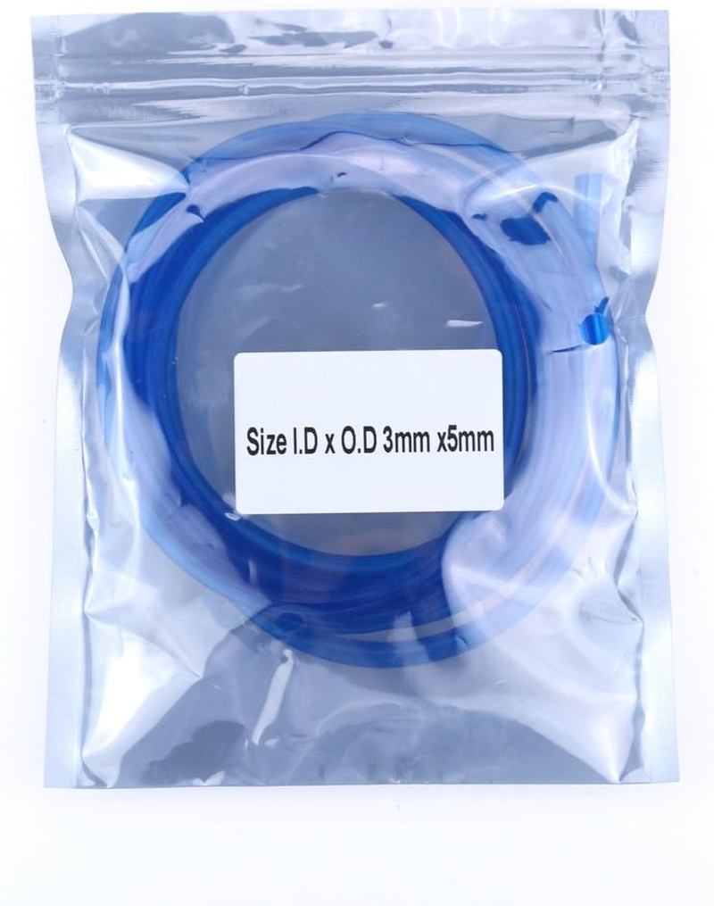 Hilitchi 20-Feet Petrol Fuel Line Hose Lubricant of 4 Sizes Tubing for Weedeater Chainsaw Common 2 Cycle Small Engines (Light Blue) image number 2