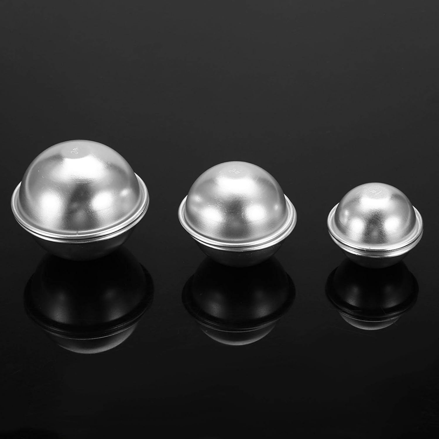 Bath Bomb Molds Kit, Metal Making Packaging Hand Made Spoons Gift Bags Mini Heat Sealer Supplies Easy Wash Demould for Crafting Your Own Spa Fizzies(Set 7) image number 6