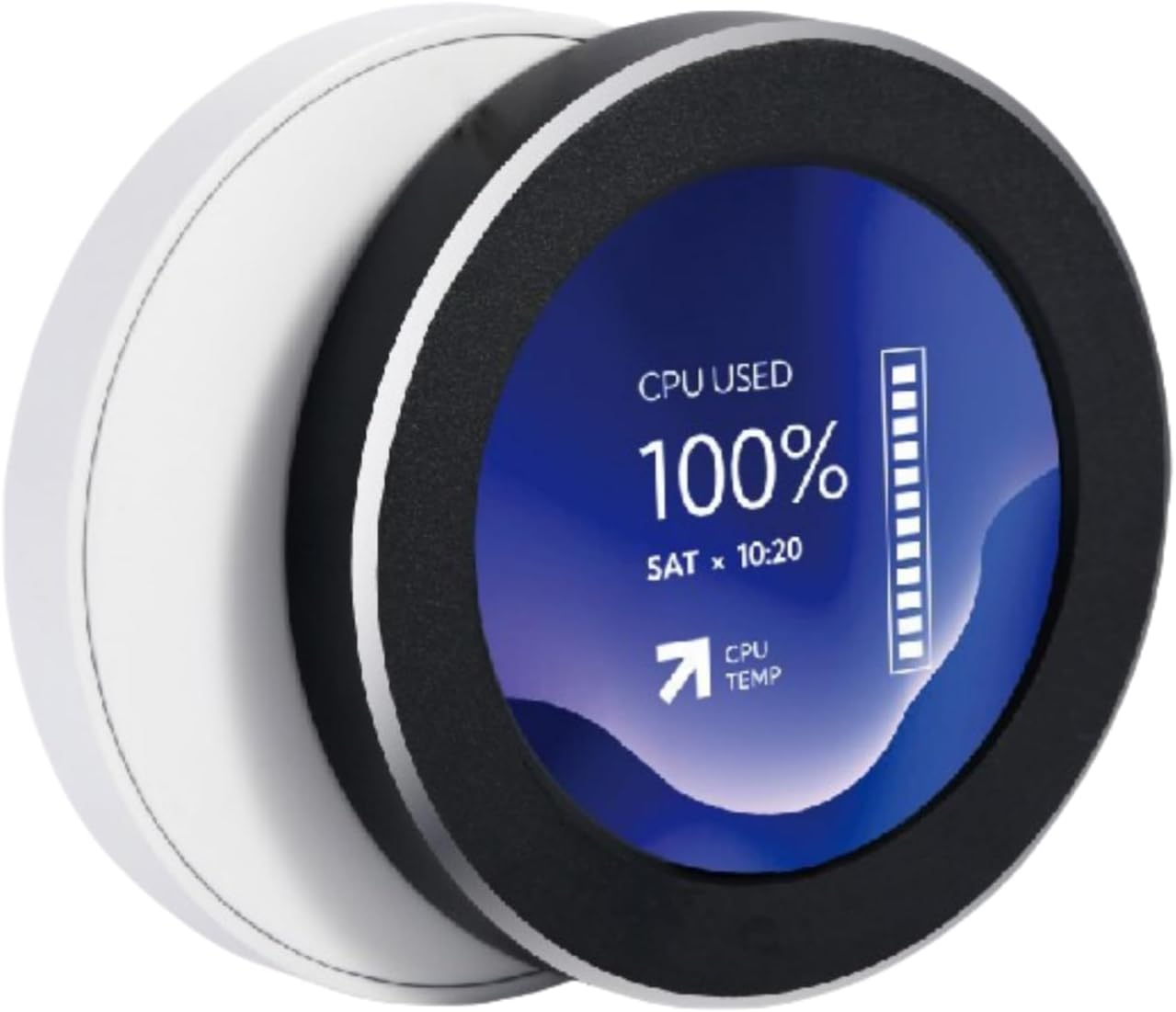 2.1" AIO Display Screen, Computer Temp Monitor CPU Cooler LCD Display for CPU Liquid Cooler, 480X480 round PC Sensor Panel for PC Computer Accessories image number 6