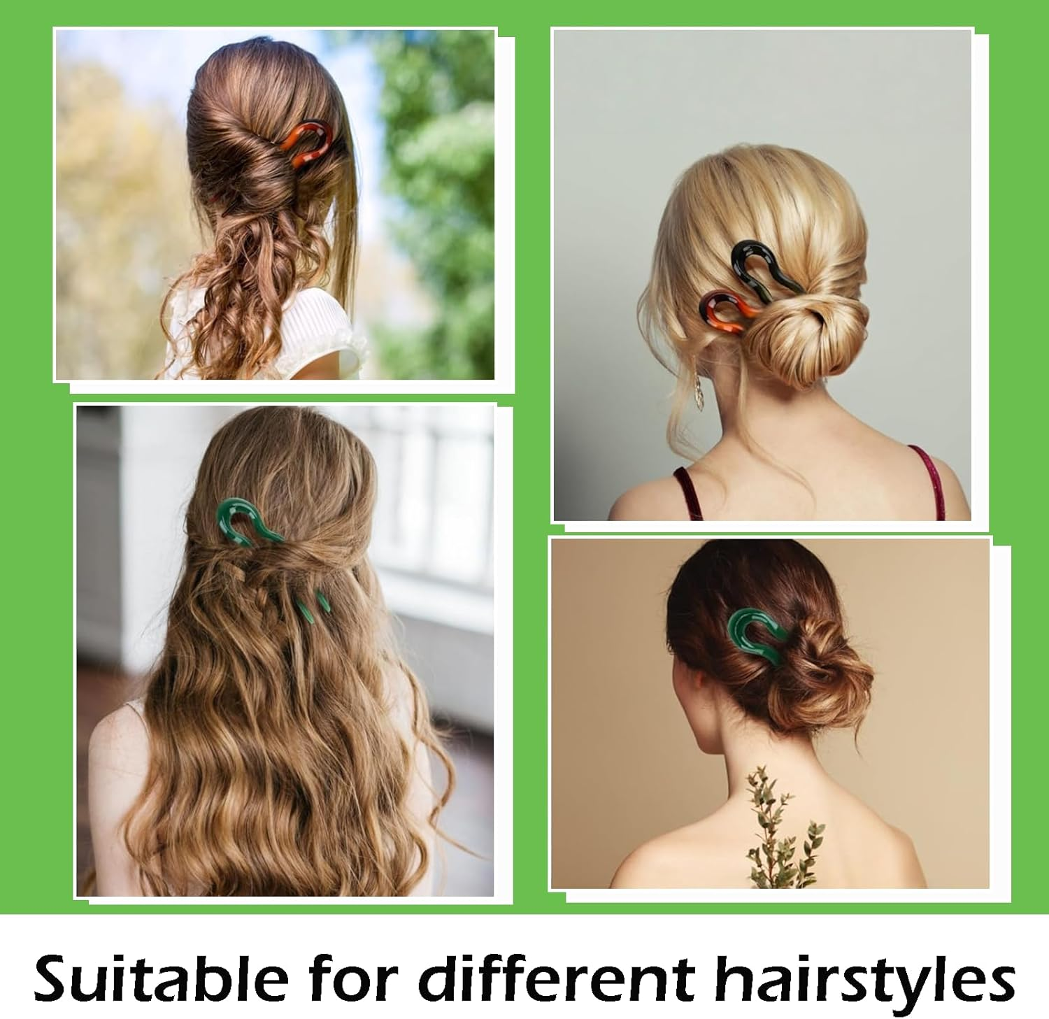 Zvorgath 5 Pcs Banana Hair Clips - Comb Hair Grips for Women and Girls, Tortoiseshell Hair Banana Combs Ponytail Holder for Thick Hair image number 1