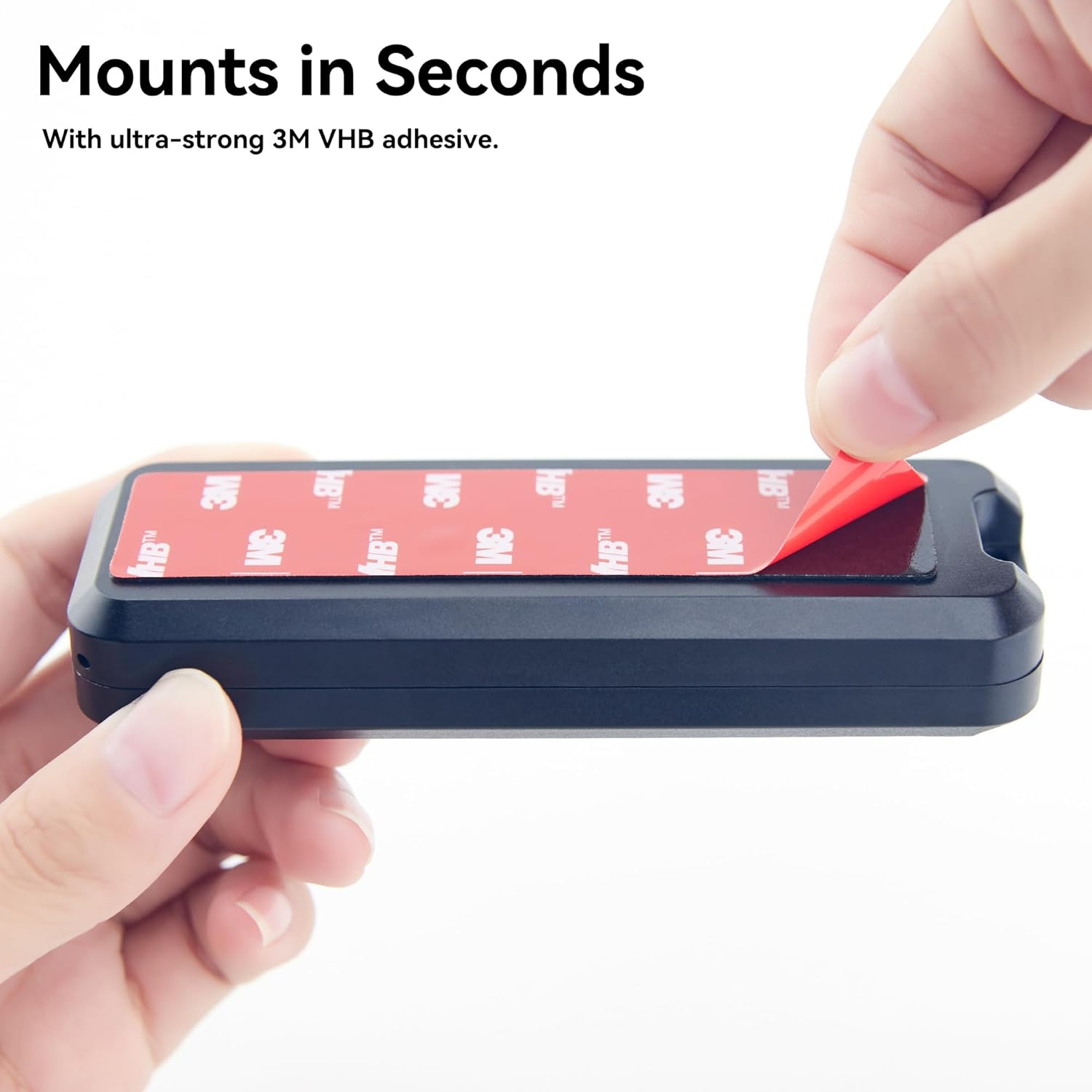 Battery Case for Apple Airtag,Airtags 10-Year Extended Battery,Waterproof Airtag Holder with Adhesive Mount,Cr 2032 Batteries Replacement,For Car,Backpacks,Luggage,Motorcycles image number 3