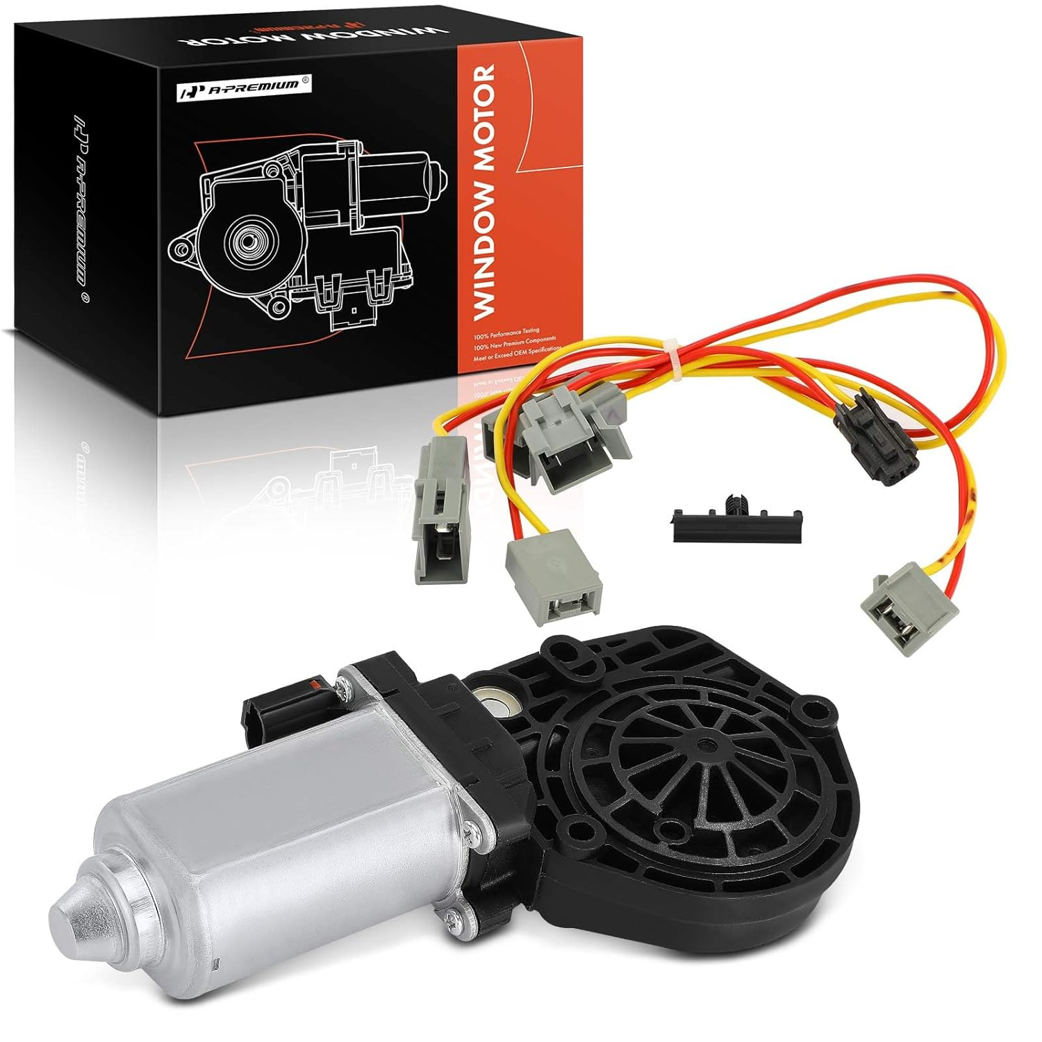 A-Premium Power Window Lift Motor Compatible with Ford Mustang 1994-2004 Coupe Convertible Front or Rear Right Passenger Side