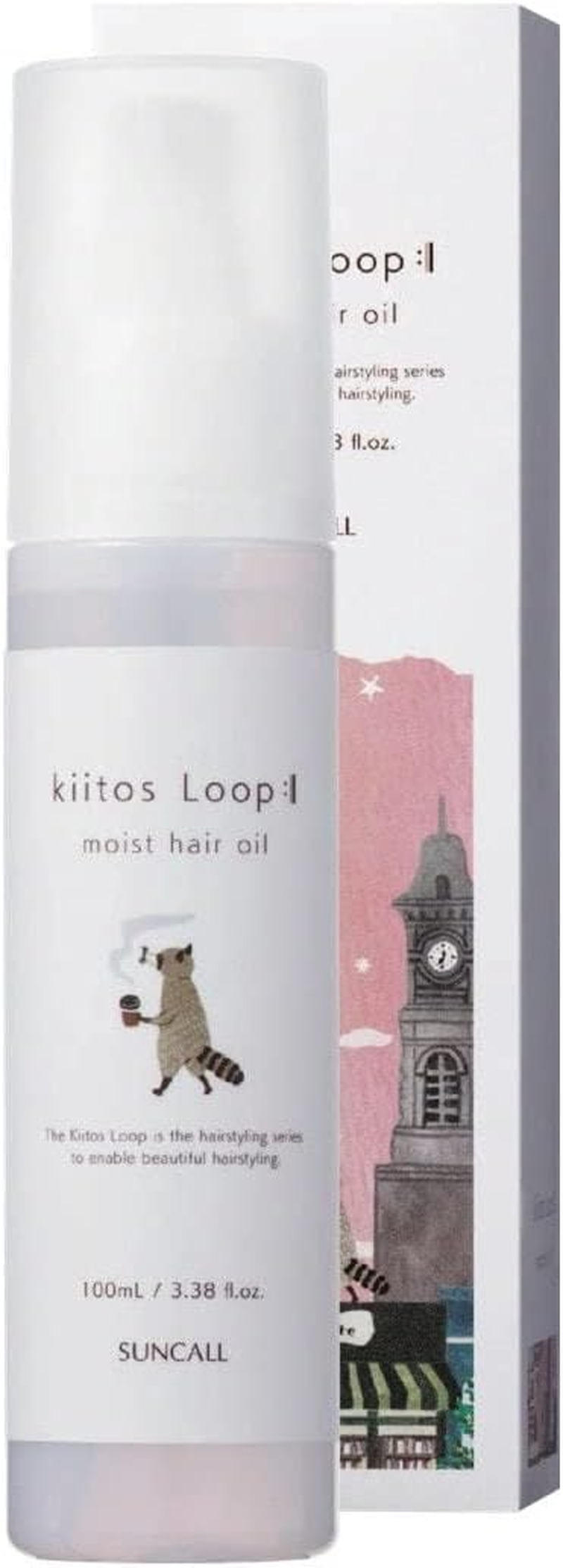 Sanko Keatos Loop Moist Hair Oil, 3.4 Fl Oz (100 Ml), Hair Care Material for Professional Salons