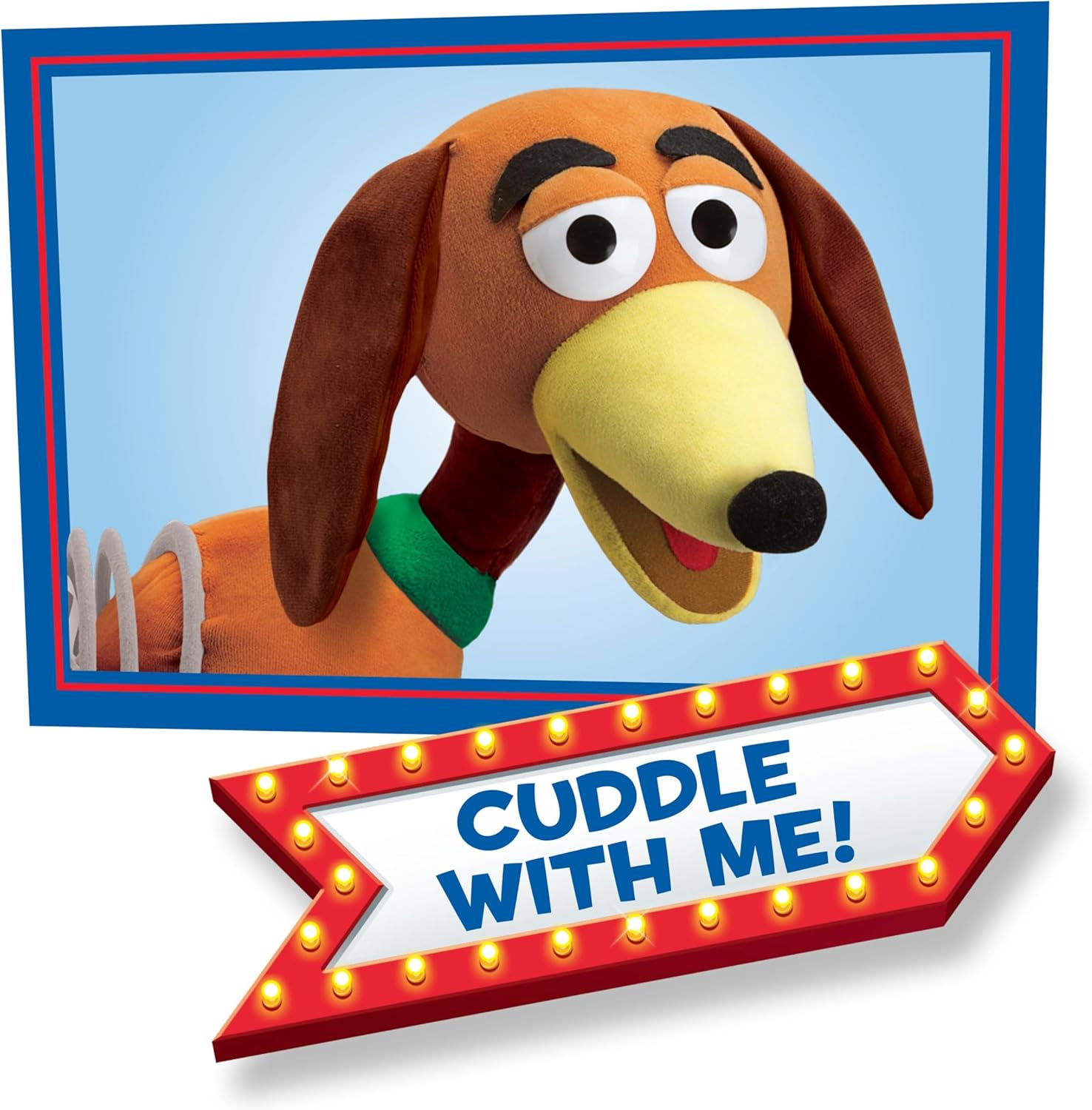 Disney and Pixar Toy Story Slinky Dog Plushie, Kids Toys for Ages 18 Month by Just Play image number 3