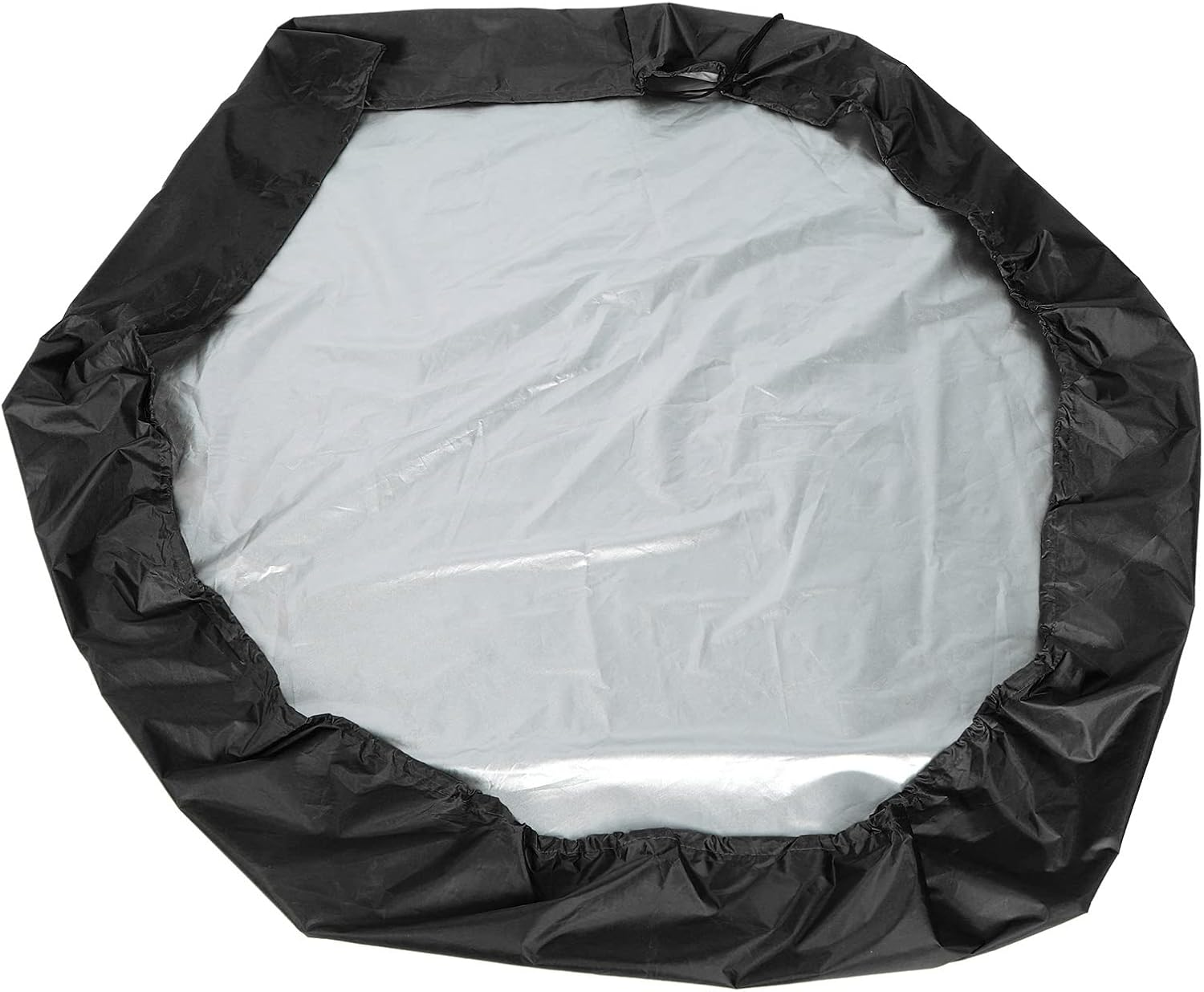 Sandbox Cover, Polyester and PVC Multifunctional Pool Protective Cover Tightly Covered Tear Resistant Waterproof with Drawstring for Outdoor image number 4