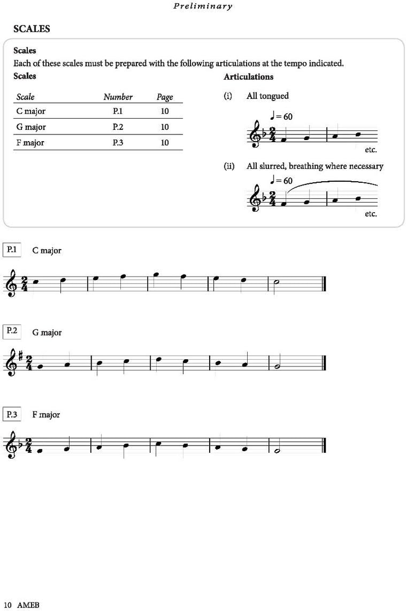 AMEB Oboe Technical Work 2017 image number 1