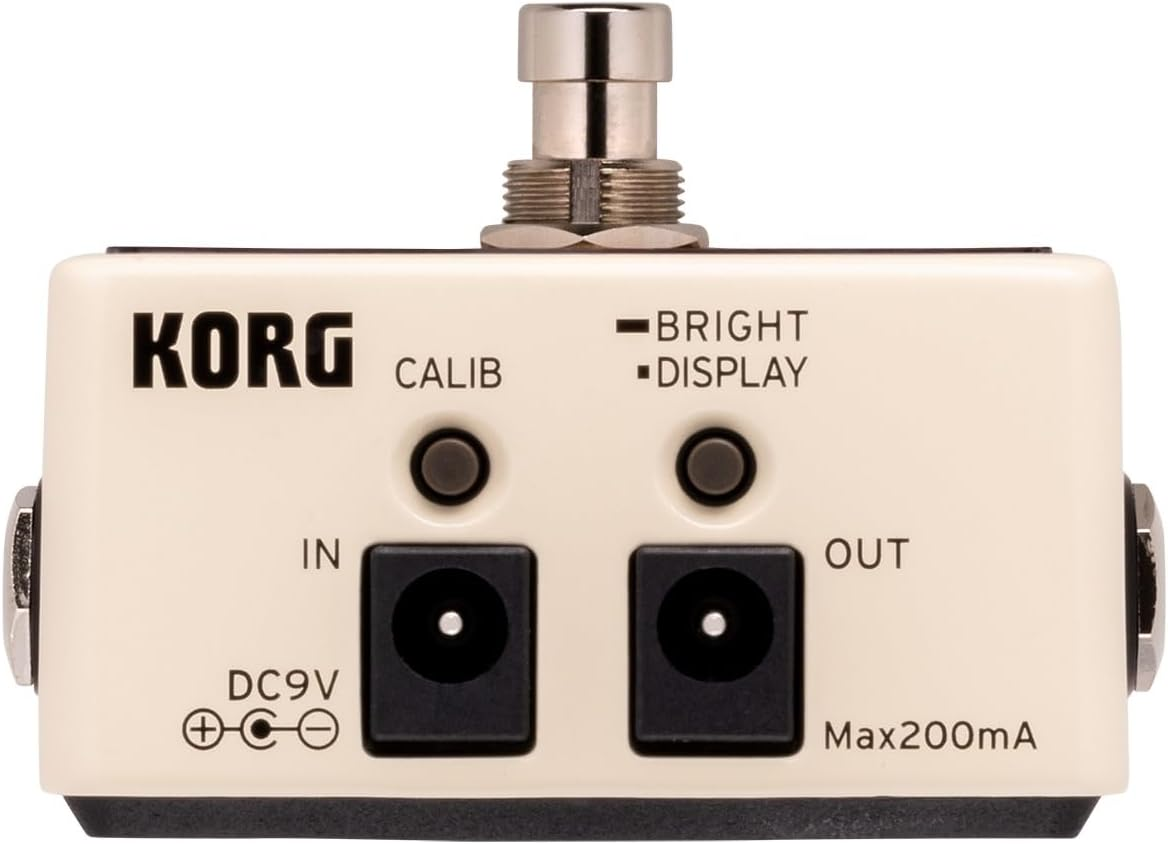 Korg Pitchblack X Series - PB-X Chromatic Pedal Tuner - Cream