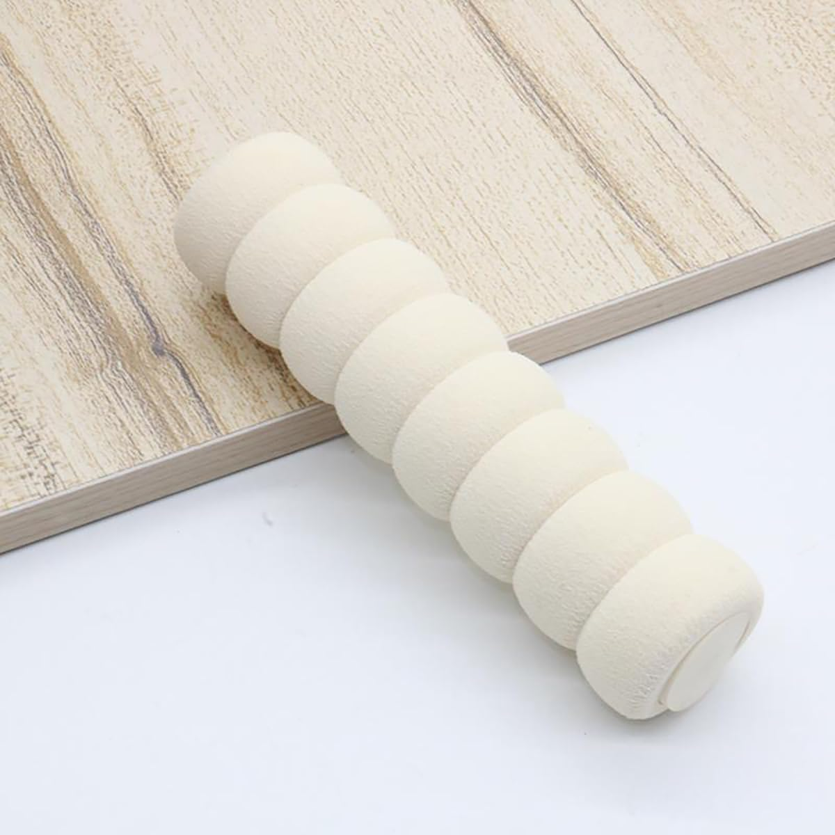 5PCS Door Knob Covers Door Handle Soft Foam Safety Cover Guard Protector Door Knobs Pull Protective(White) - 1, Coffee image number 3