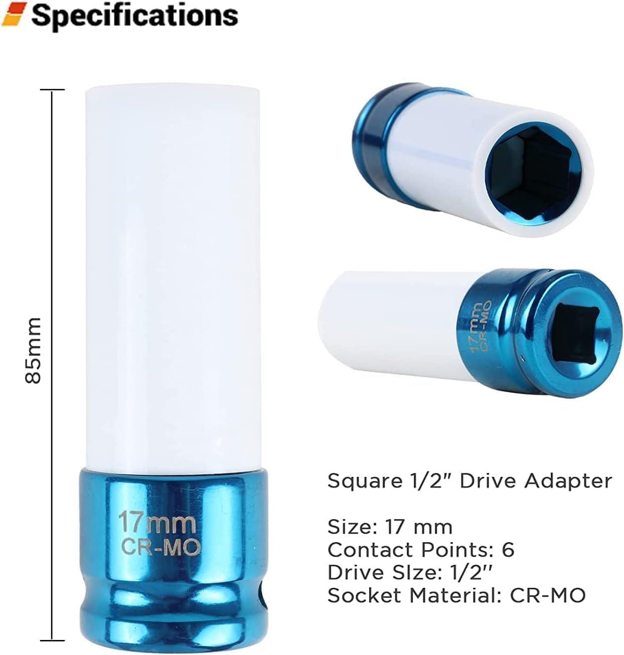 21PCS Wheel Lock Removal Kit, BMW Wheel Lock Key Automotive Wheel Anti-Theft Lock Lug Nut Screw Remover Key Socket Tool Set with 1/2 Inch (12.7Mm) Socket Adapter Compatible for BMW & Mini Series image number 1
