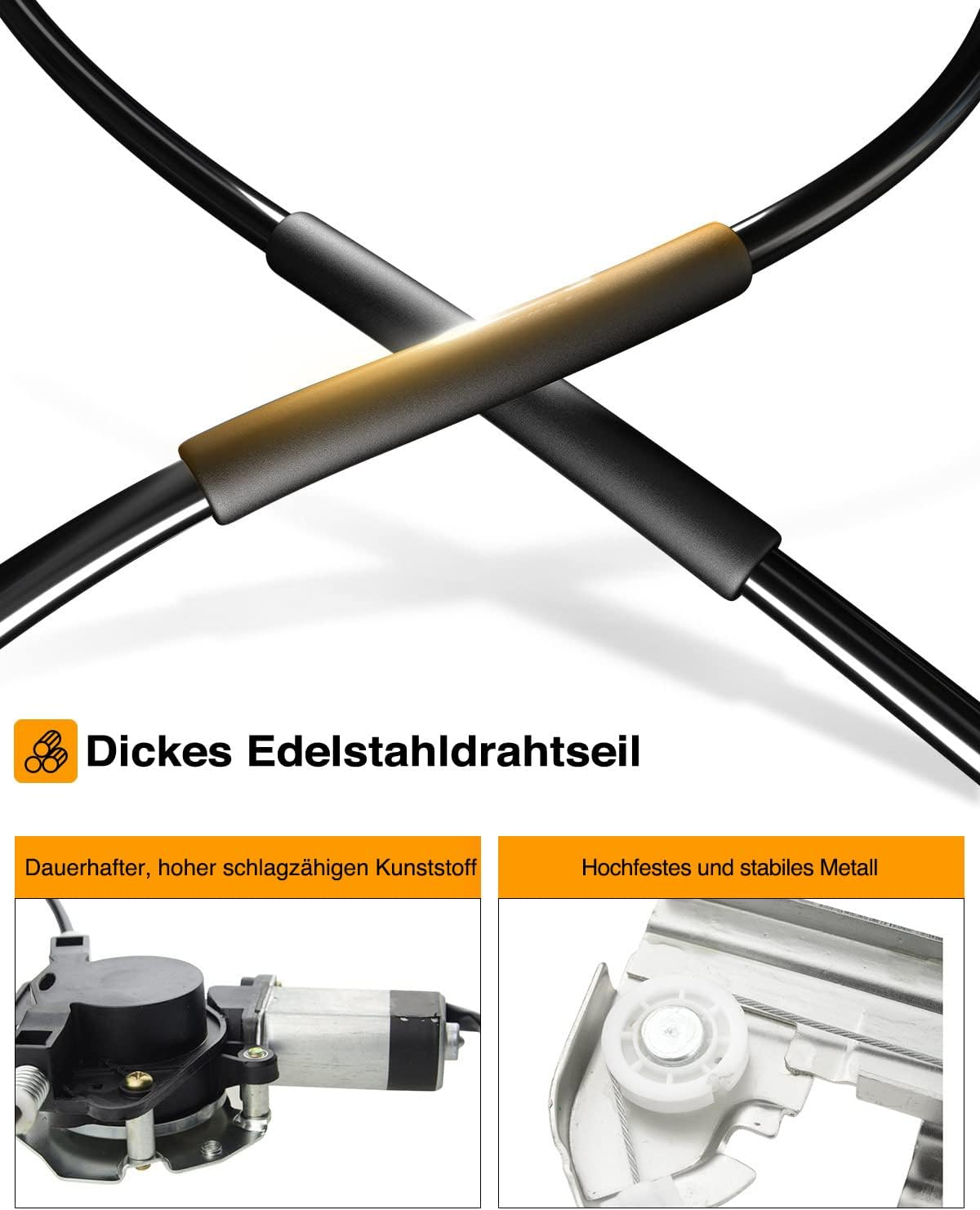 Frankberg Window Regulator with Motor Front Right Compatible with Grand Cherokee WJ WG SUV 2001-2004 55363286AA image number 1