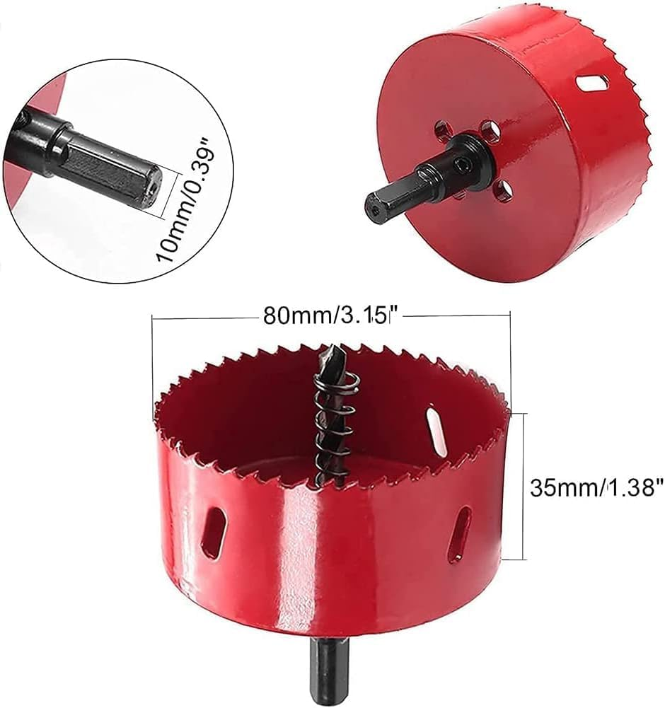 Chicken Feeder Kit,Automatic Poultry Feeder Ports Kit, No Waste Waterproof Feeder Ports Kit 4 Ports 1 Hole Saw with Covers for Buckets, Bins, Troughs image number 5