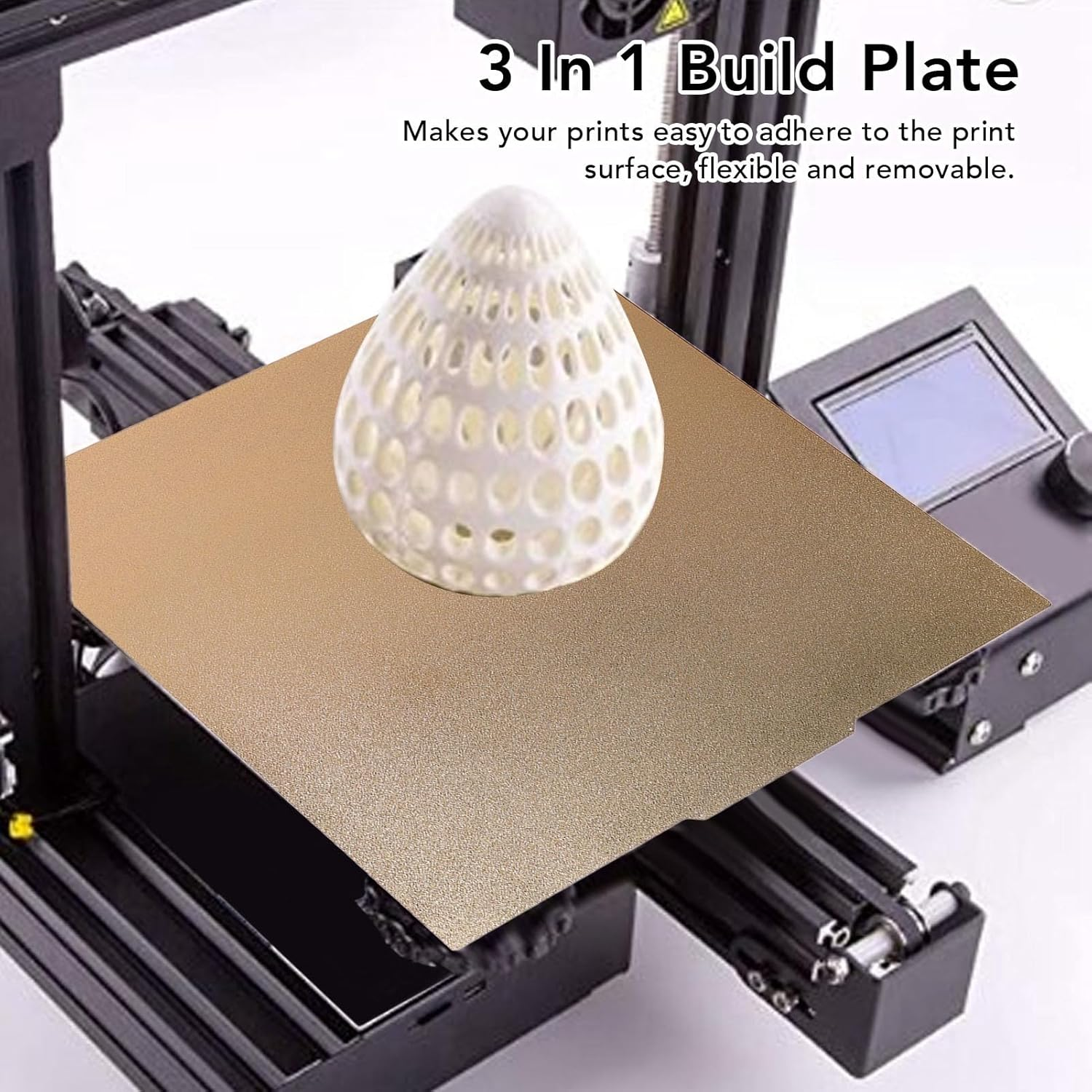 3D Printer Build Plate, 3D Printer Build Heated Bed 500X500Mm Dual Sided PEI Sheet Magnetic Build Plate, Flexible Print Bed Platform, 3D Printer Accessories image number 6