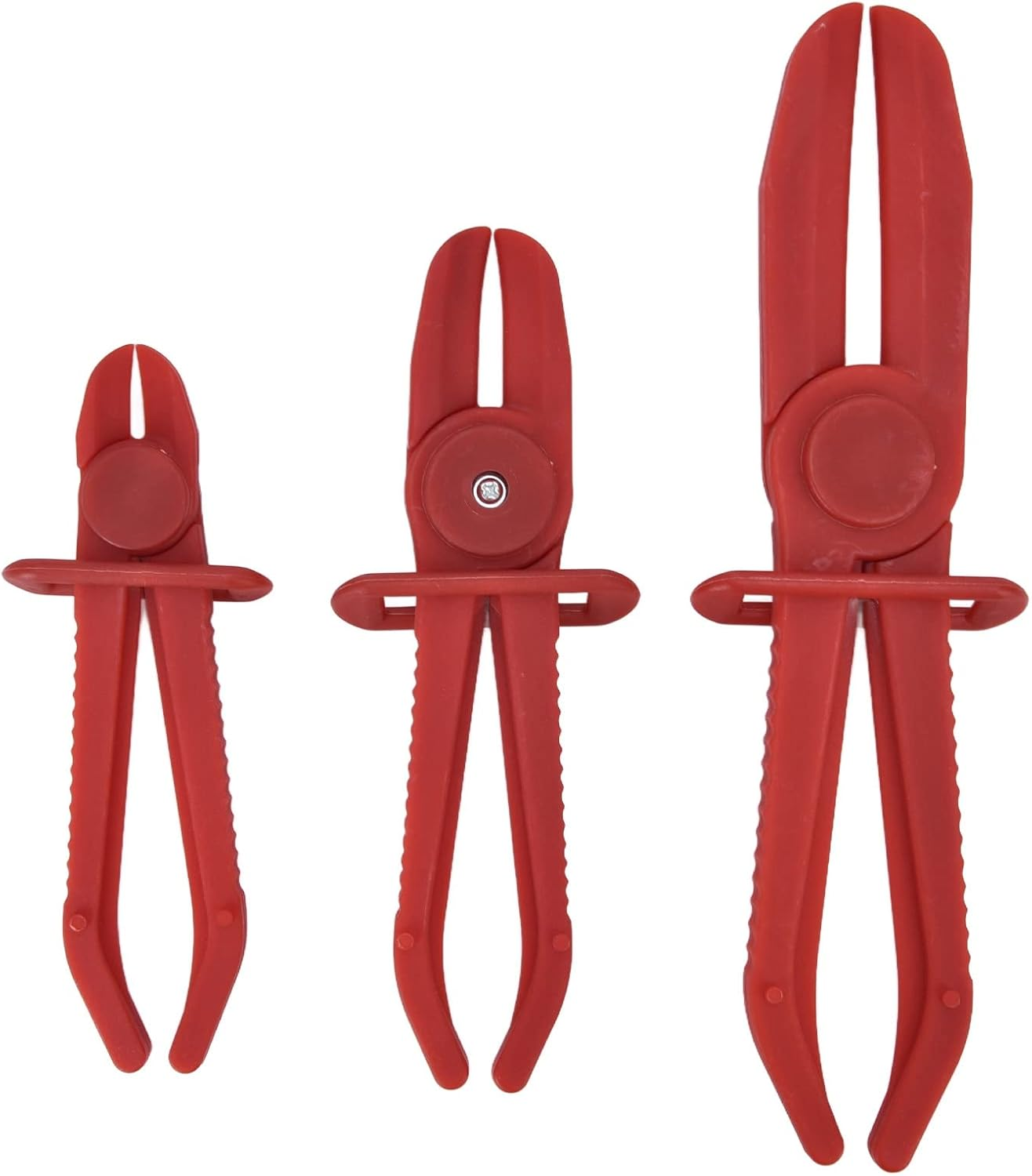 3Pcs Hose Pinch Pliers Fuel Line Brake Clamp Nylon Tool Set Kit for Workshop Factory image number 6