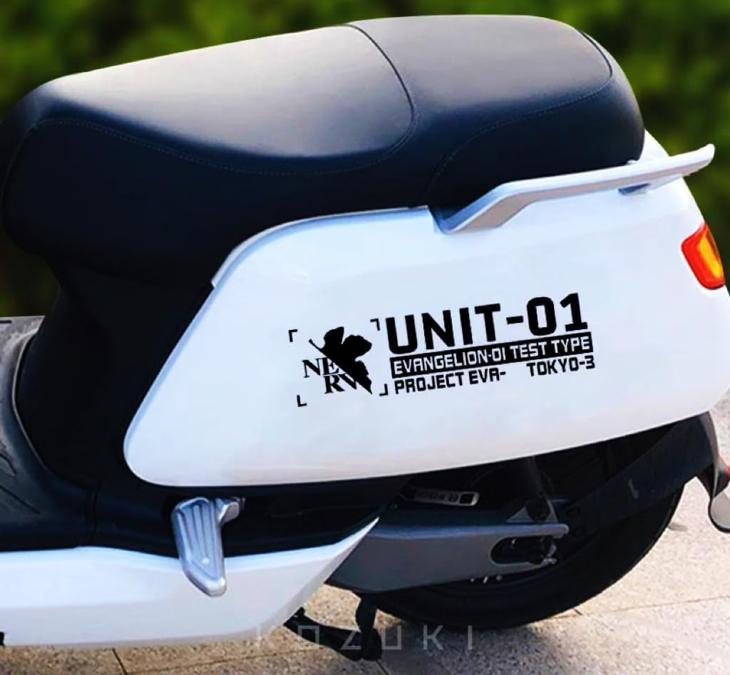 Evangelion Vinyl Sticker Evangelion Car Decal Rei Car Stickers Asuka Car Sticker Unit01 Stickers for Car Neon Genesis Evangelion Car Decal Eva01 Stickers for Car Waterproof Uv Resist (RAINBOW02) image number 6