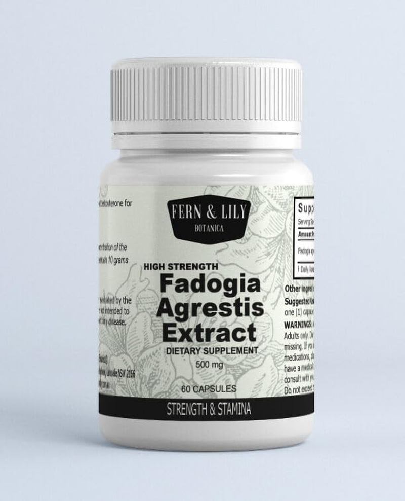 Fern & Lily - High Strength Tiger Milk Mushroom Extract with Piperine - 60 Capsules - 500Mg