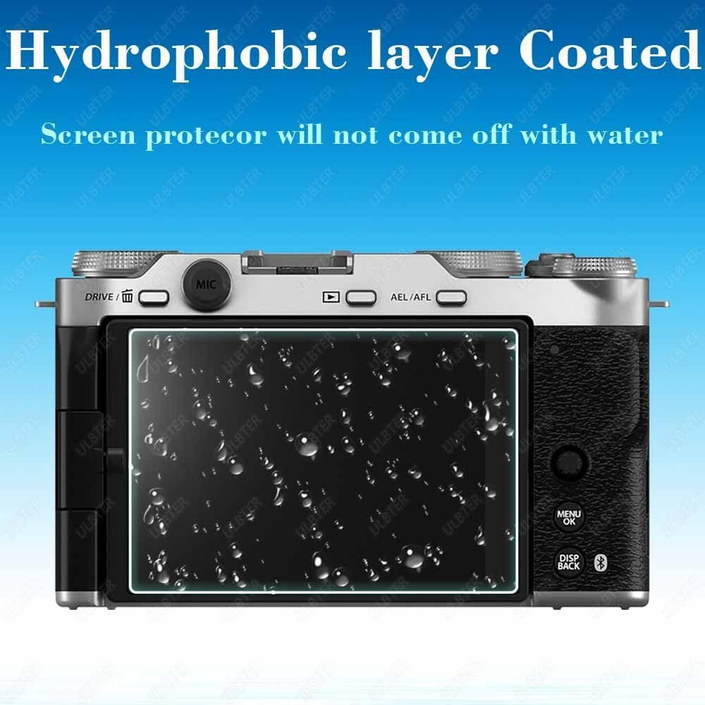 ULBTER Screen Protector for Fujifilm X-M5 Fuji XM5 Camera, Tempered Glass 0.3Mm 9H Hardness Anti-Scrach Anti-Fingerprint Anti-Bubble Anti-Dust [3Pack] image number 1
