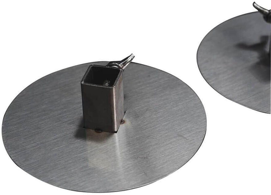 2X Souvlaki Gyros Disc- Stainless Steel Spit Roast Plates- 20Mm Square Skewer image number 6