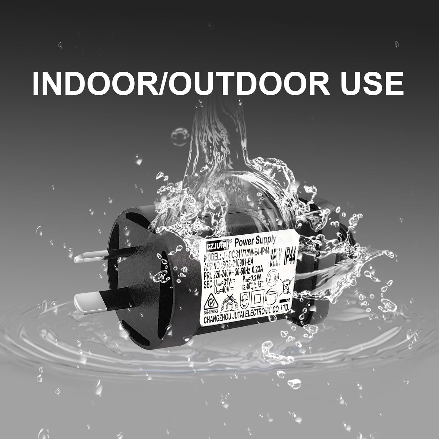 Premieradapter 31V 7.2W Replacement Power Supply CZJUTAI JT-DC31V7.2W /6W /4.5W /3.6W for Christmas Lighting, String Light, Projector Light, Lawn Lamp, Inflatable Device [A572] image number 2