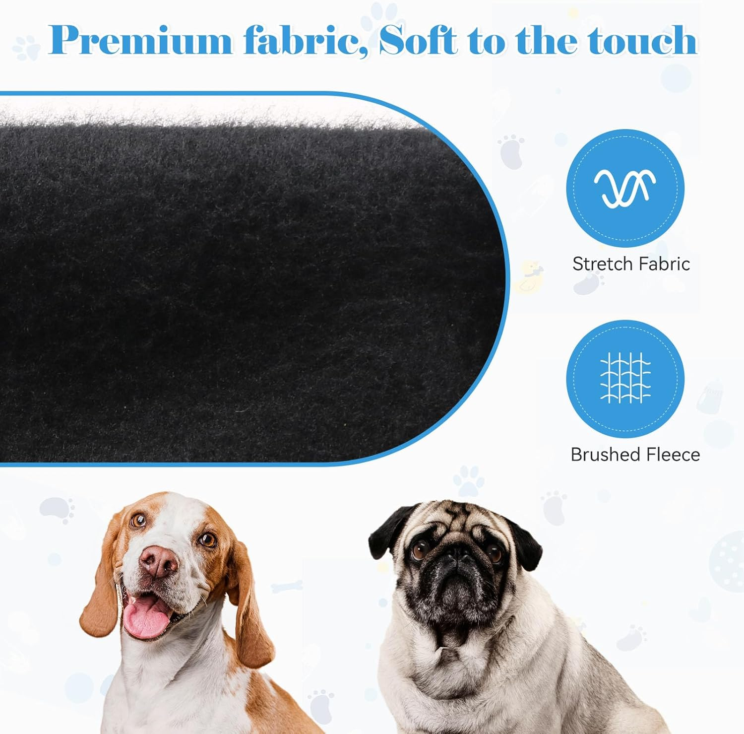 Dog Sweaters for Large Dogs Security Dog Hoodie Pet Sweater Soft Brushed Fleece Pet Clothes Hoodie Sweatshirt with Pocket(Xxl) image number 6