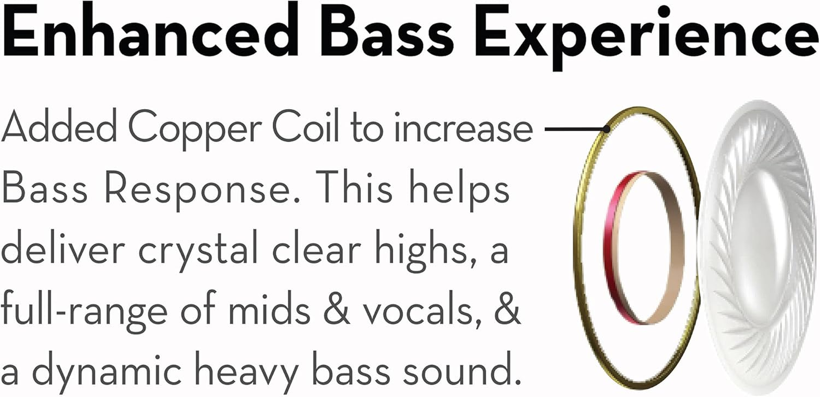 Maxell 199725 Bass13W Heavy Bass Earbuds White image number 1