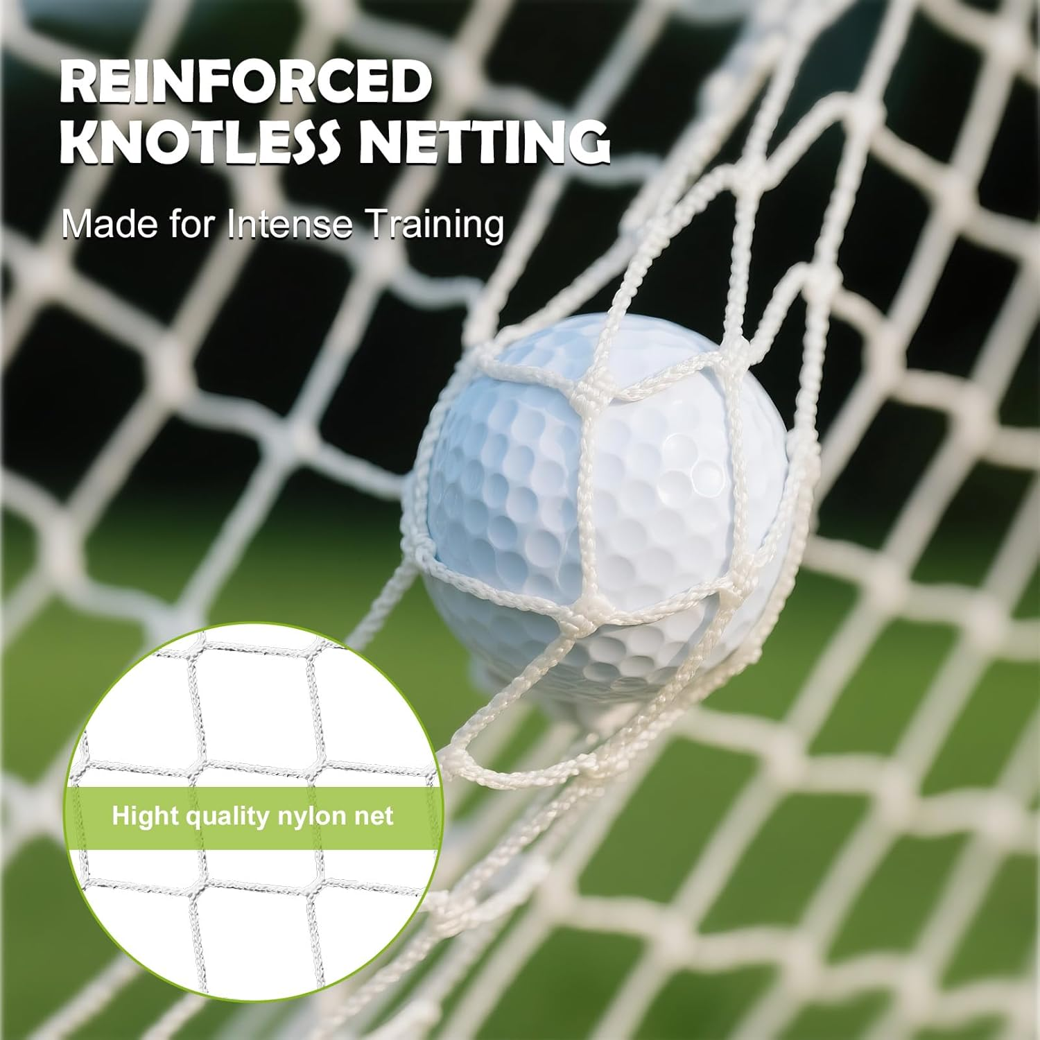Advwin 10X7Ft Golf Practice Net for Backyard & Indoor &ndash; Driving Swing Training Aid with Target, Mat, 5 Balls & Carry Bag &ndash; Chipping & Hitting Net for Beginners & Pros image number 5