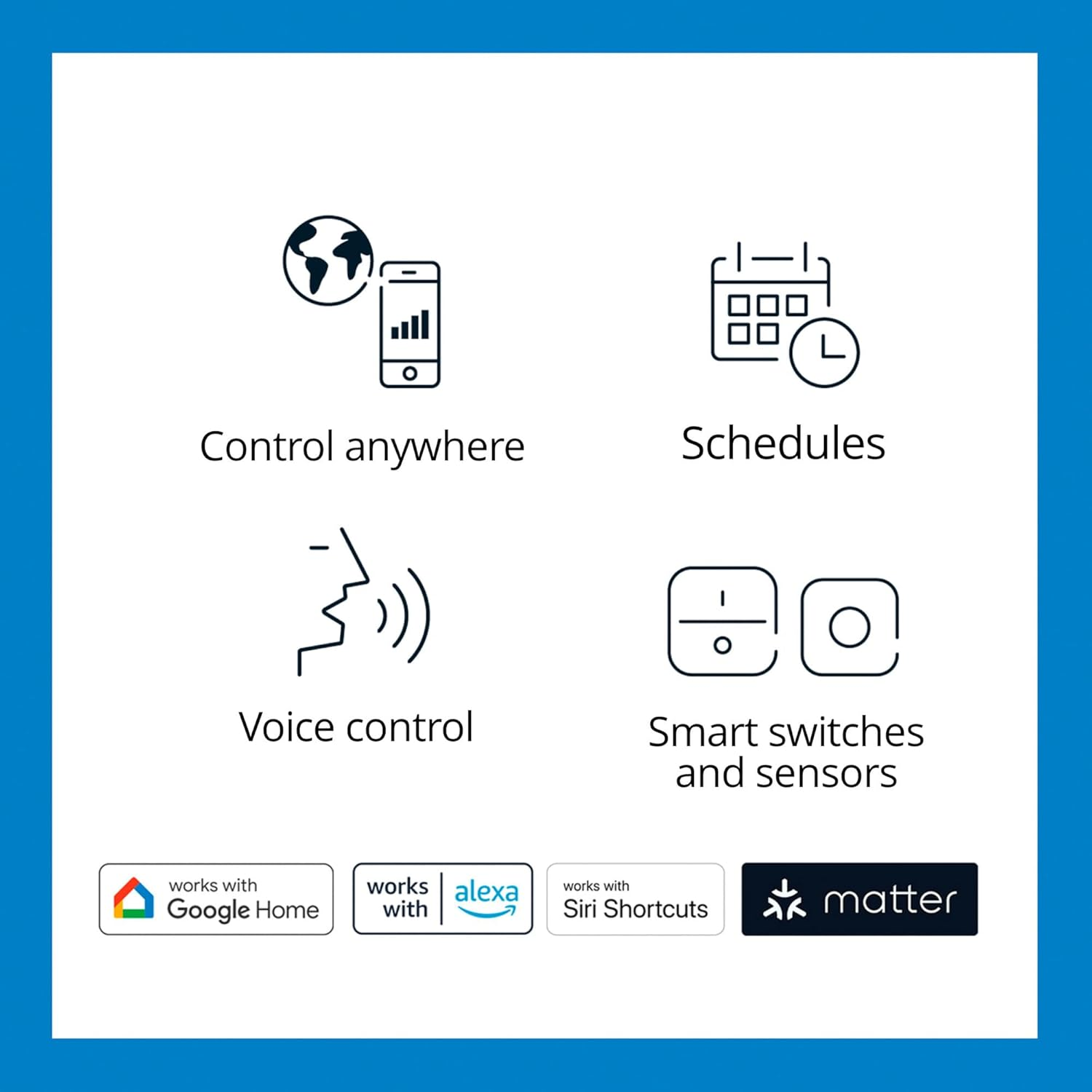 Wiz Smart E14 LED Lamp in a 3-Pack - 40W, with White Shades, Wlan/Bluetooth, Voice/App Control, Works with Google Home, Alexa and Homekit image number 5