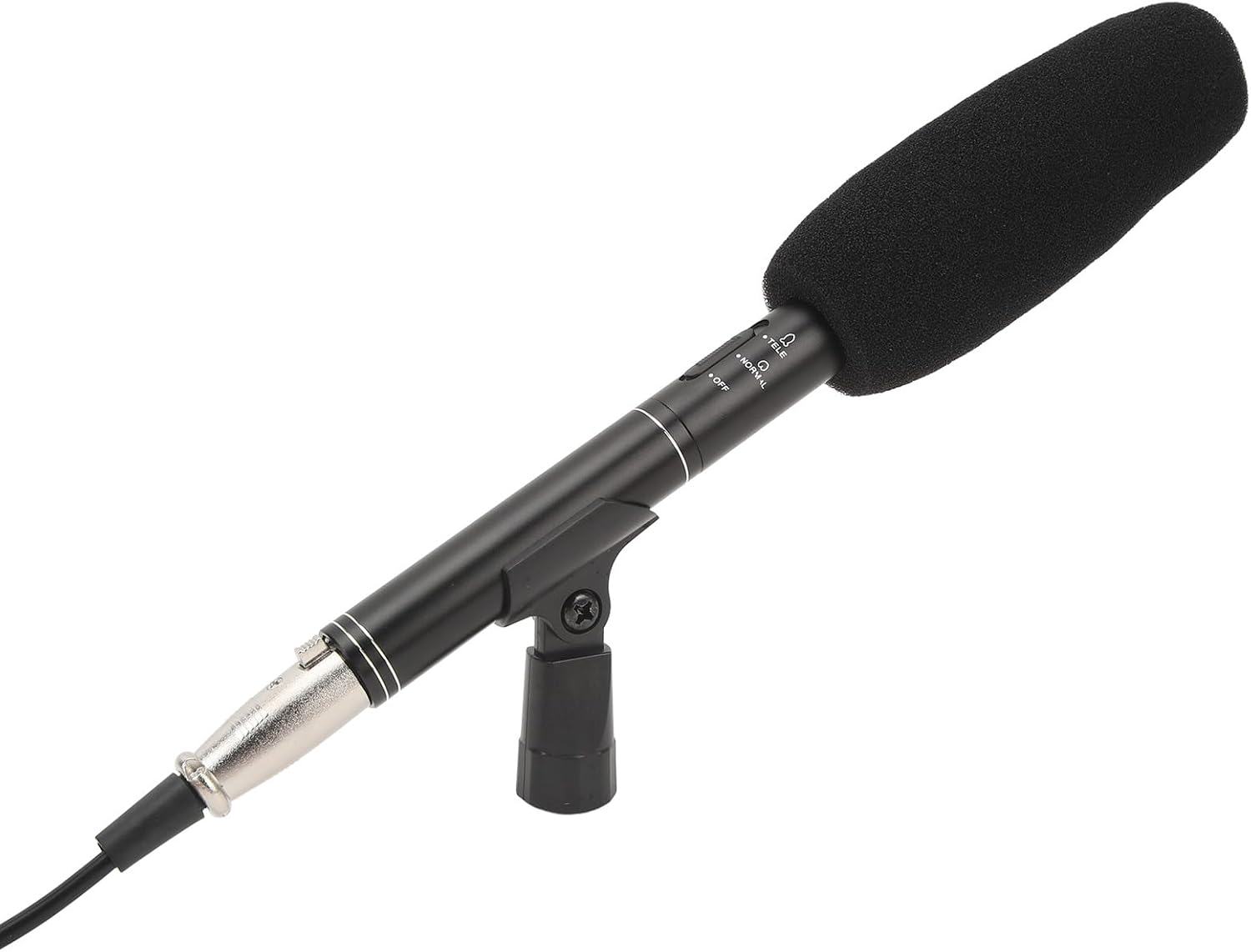 XLR Microphone, Professional Cardioid Mini Condenser Mic, Video & Broadcast Unidirectional Microphone Kit for Television News Reporter Interview image number 5