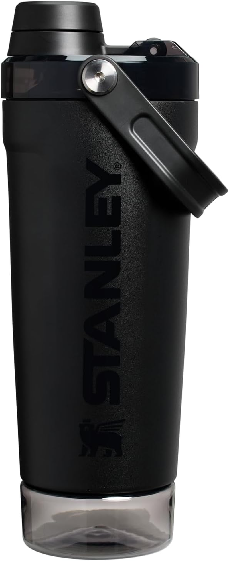 Stanley Activate Shaker Bottle 20 Oz | Leakproof Insulated Stainless Steel Shaker Cup | Base Storage and Twist on Fast Flow Lid | Protein Shakes and Pre Workout Powder | Bpa-Free | Twilight