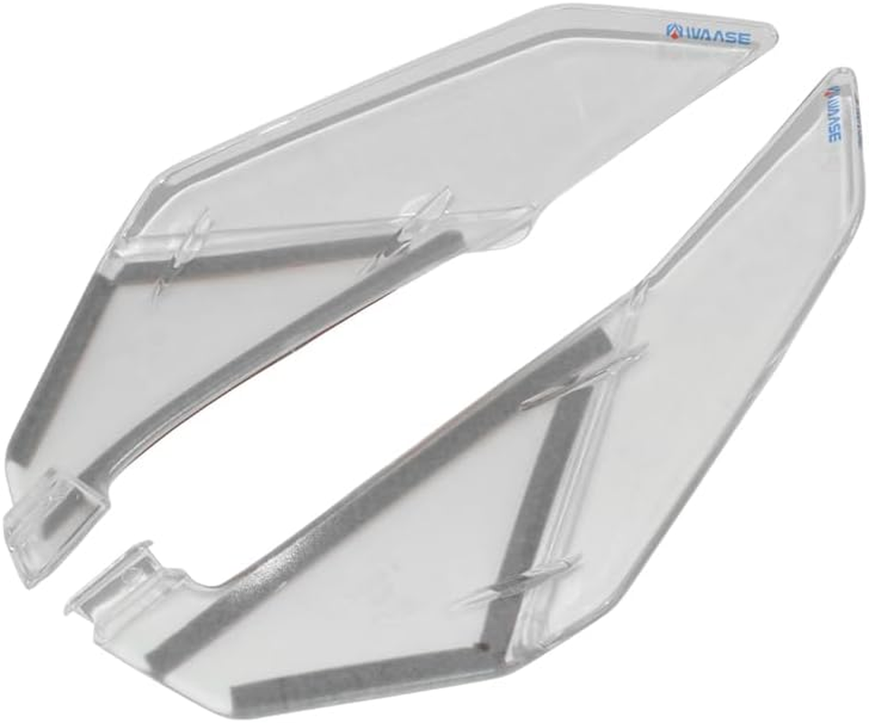 Motorbike for Honda XL 750 XL750 Transalp 2023 2024 1 Pair Left Right Front Windshield Wind Deflectors Side Spoiler Windscreen (Smoke Gray)