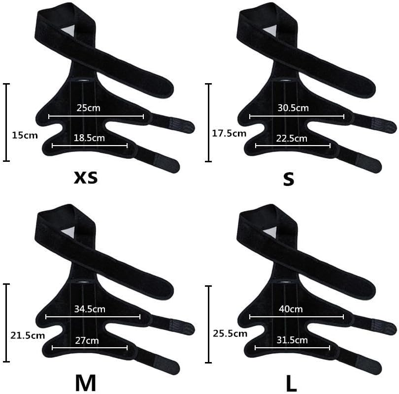 Dog Knee Brace for Cruciate Ligament Injuries, Joint Pain and Soreness, Better Recovery ACL Brace, Adjustable Back Leg Brace Dogs (L, Black)