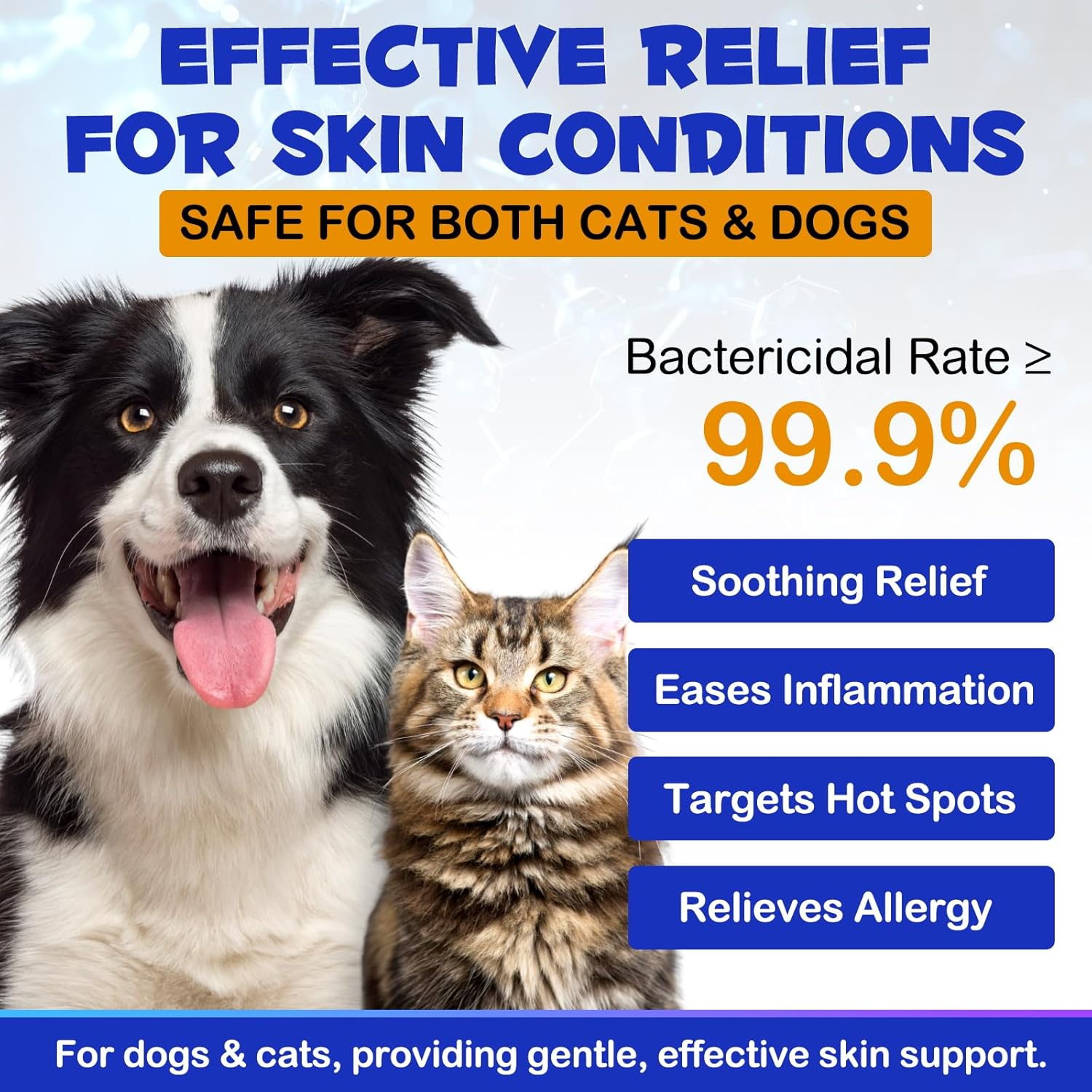 Pet Hydrocortisone Spray for Dogs & Cats 120Ml | Natural Relief for Hot Spots, Rashes & Skin Irritations | Reduces Inflammation & Soothes Itchy Skin image number 4