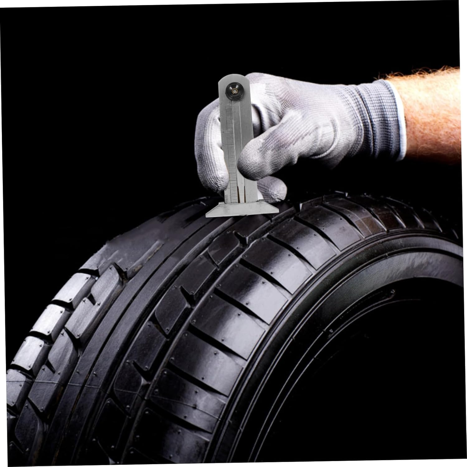 BUGUUYO Tire Thread Measurement Tool Tread Depth Gauge Car Automotive Replacement Gauge