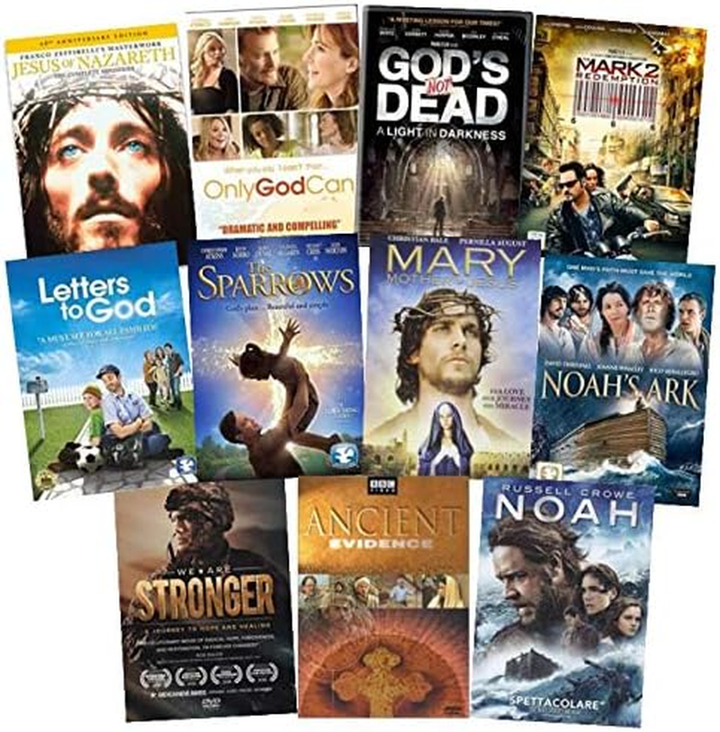 Ultimate Christmas 8-Movie Faith & Inspirational DVD Christian Collection: God'S Not Dead / God'S Not Dead 2 / God'S Not Dead 3: a Lightness in Dark / Only God Can / the Sparrows / Last Ounce of Coura