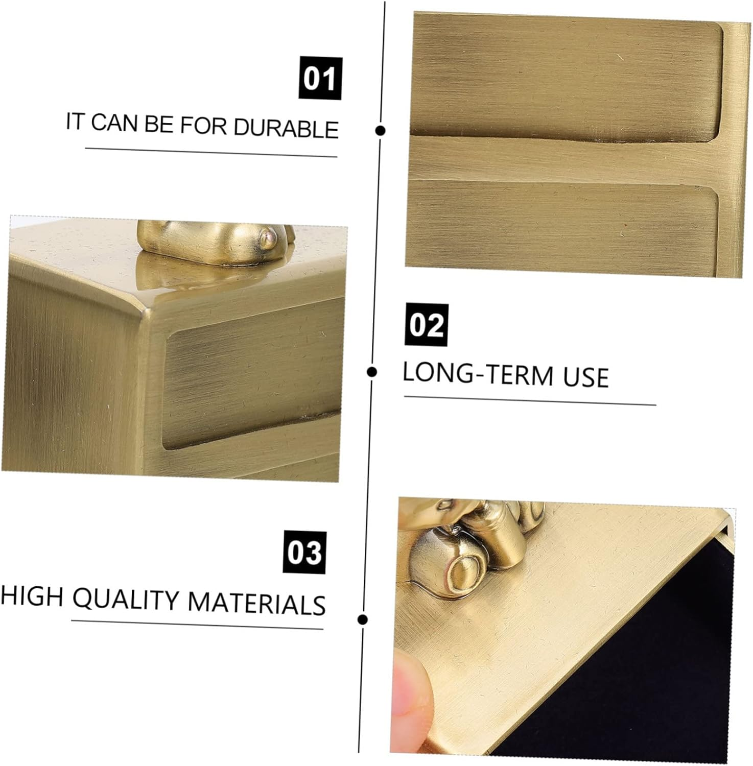 Baby Tooth Collection Box and Deciduous Teeth Storage Organizer for Infants Drawer-Style Keepsake Box in Vintage Green for Preserving and Childhood Memories image number 3