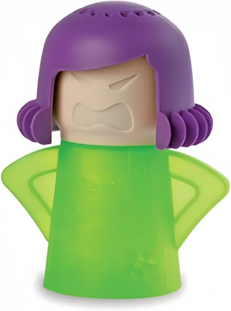 HORNO Angry Mama Microwave Oven Steam Cleaner and Disinfects with Vinegar and Water for Kitchens (Green) image number 1