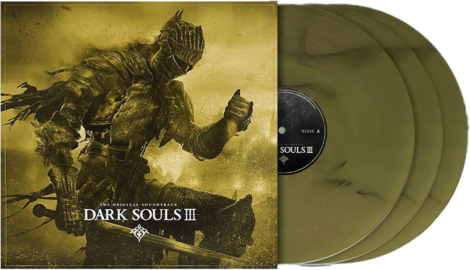 Dark Souls III the Original Soundtrack - Limited Edition "Gold Poison Mist" 3XLP Vinyl Set