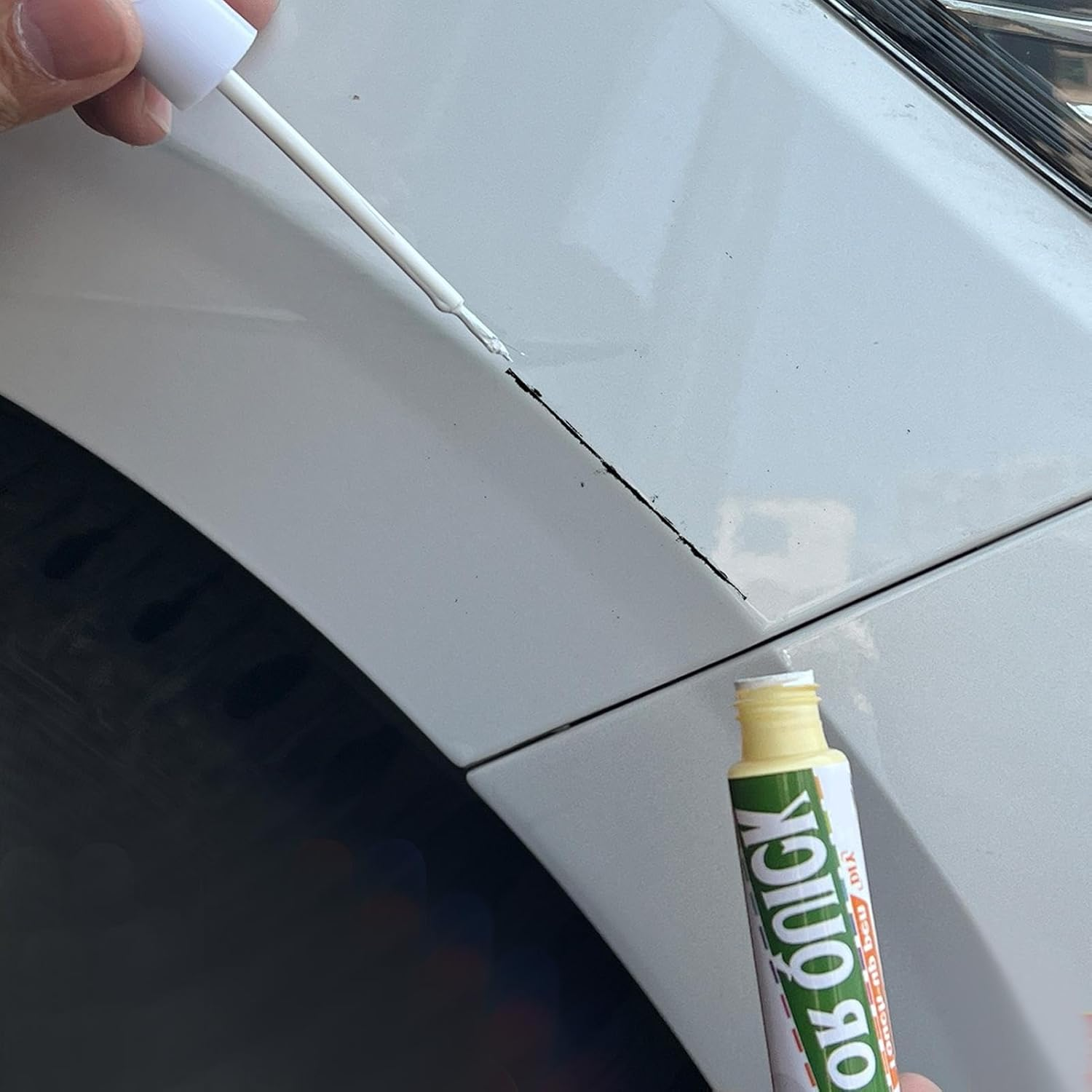 Car Scratch Repair Pen - Fix Scratches on Car Pen,Quick Fix Quick Drying Care Automotive Blemish Remover for Exterior Rim Bumper All Car Colors - Black image number 7